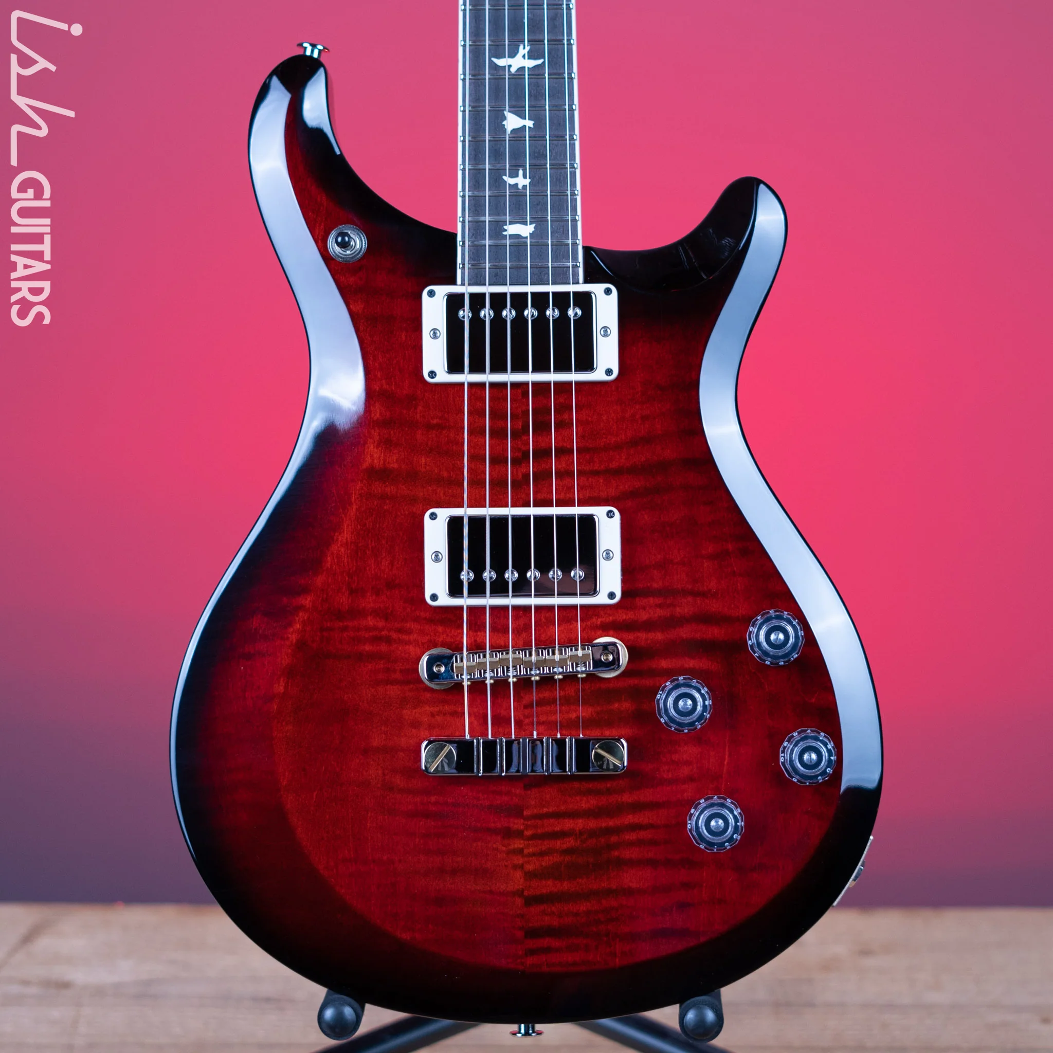 PRS S2 McCarty 594 Electric Guitar Fire Red Smoke Wrap Demo