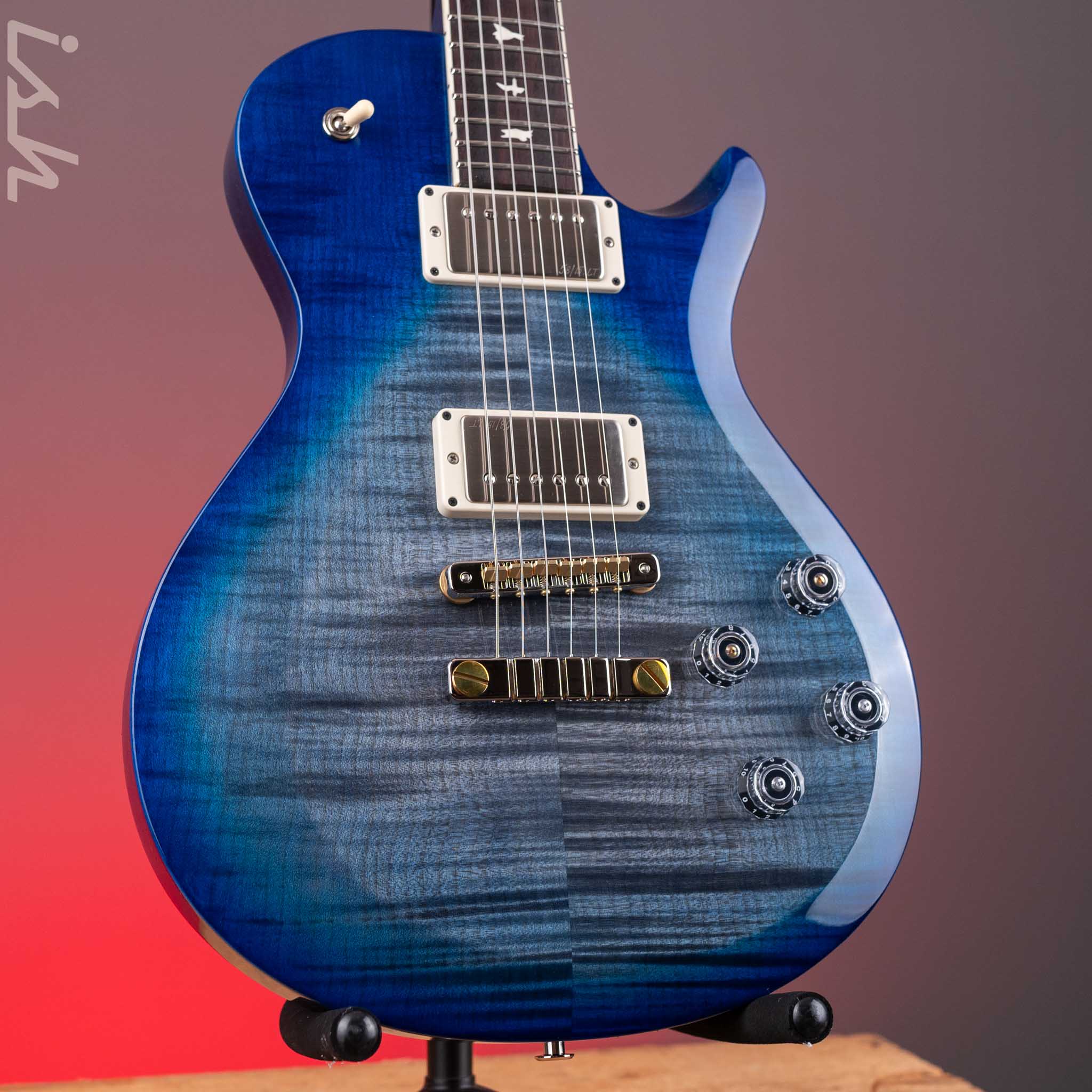 PRS S2 McCarty 594 Singlecut Electric Guitar Faded Gray Black Blue Burst
