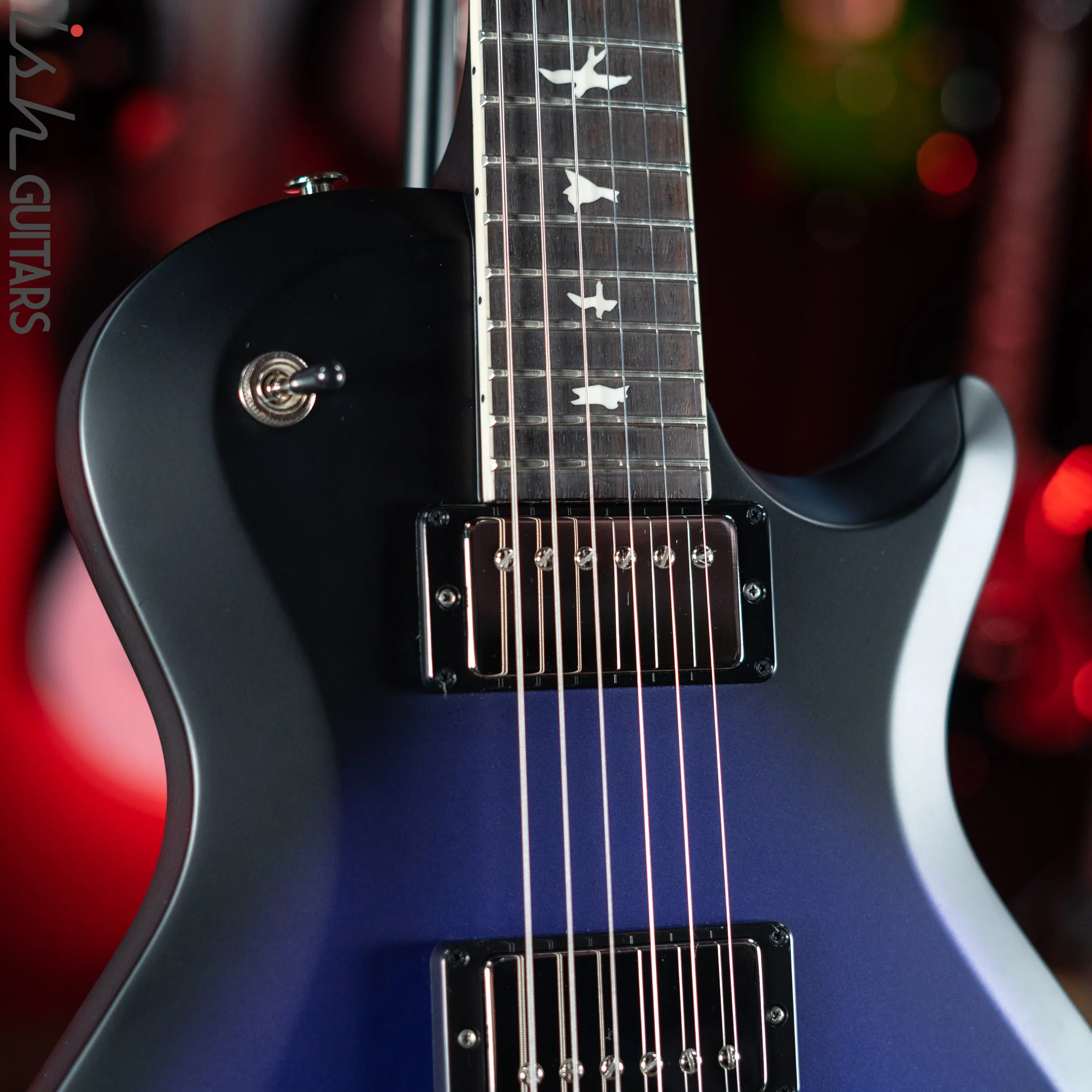 PRS S2 McCarty 594 Singlecut Metallic Purple w/ Black Burst Satin Demo - Image 3
