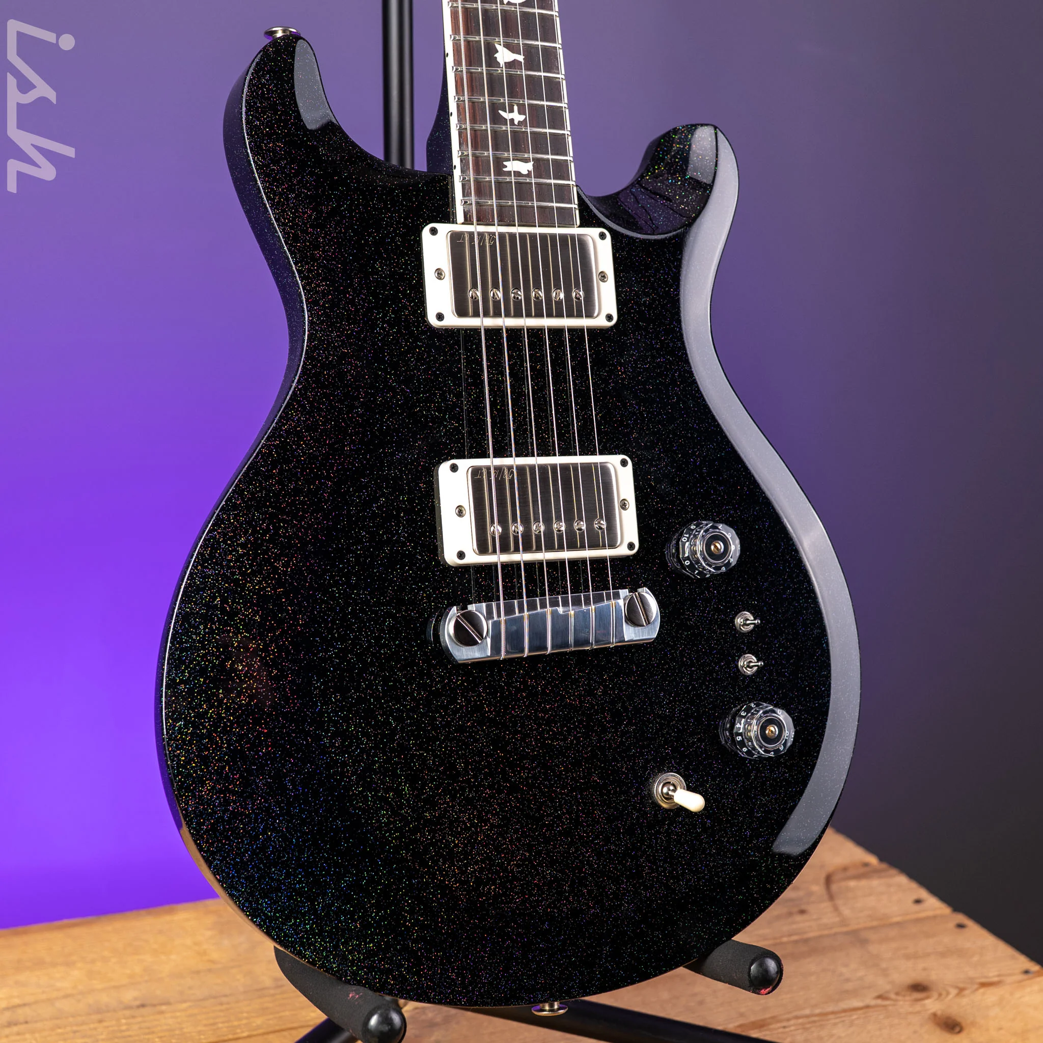PRS S2 Mira 594 Black Rainbow Holoflake