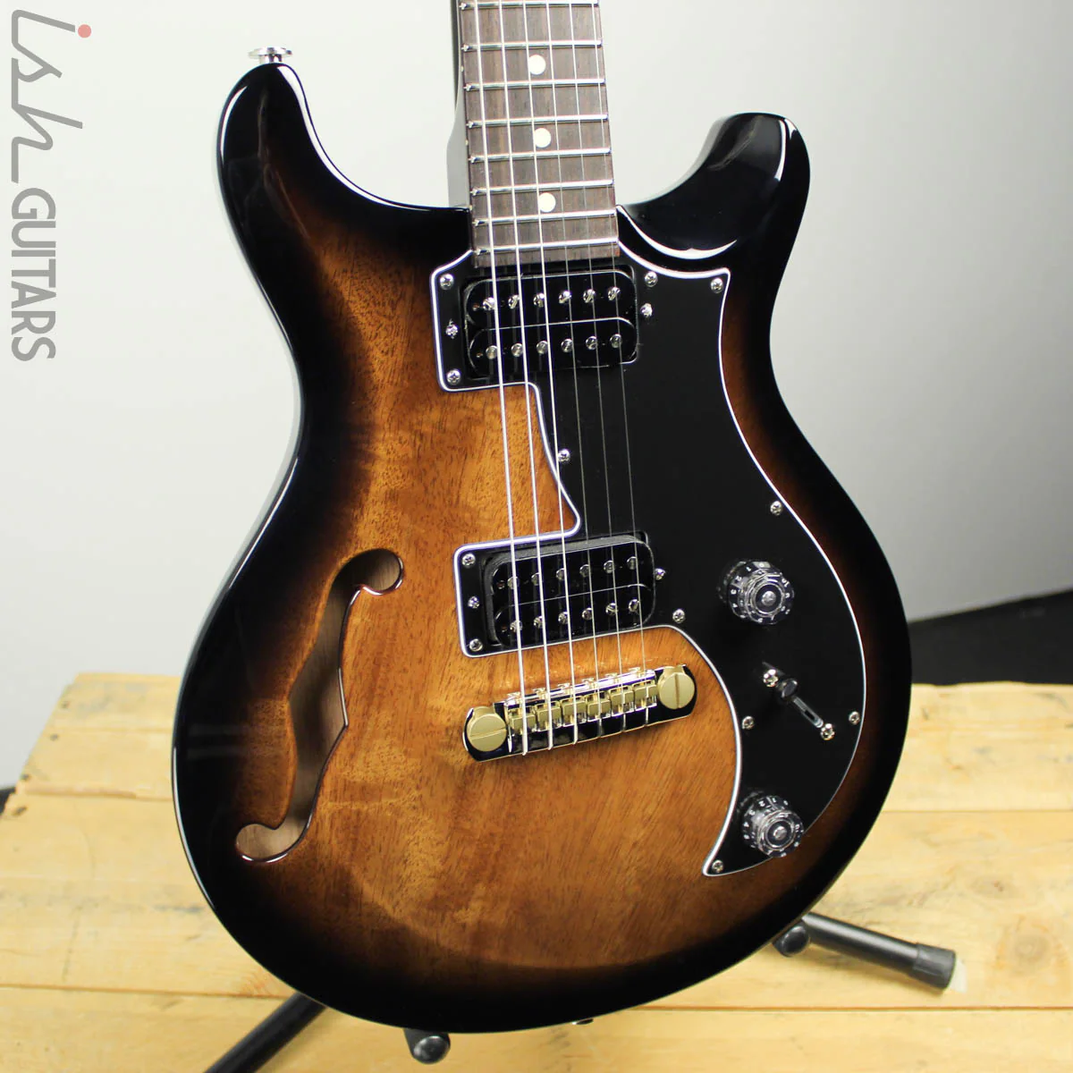 2019 PRS S2 Mira Semi-Hollow Amber Smokeburst