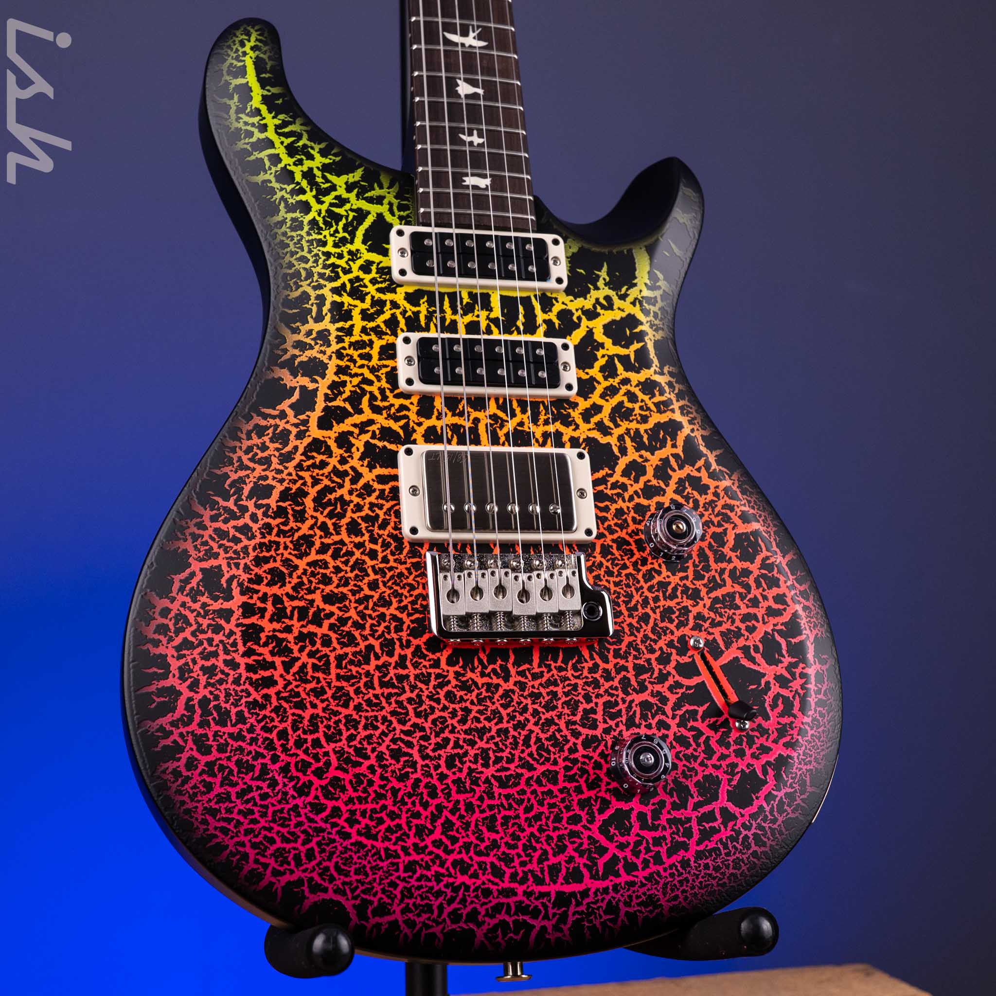 PRS S2 Studio Sunset Candy Fade Crackle w/ Black Satin Neck Sprayer's Choice