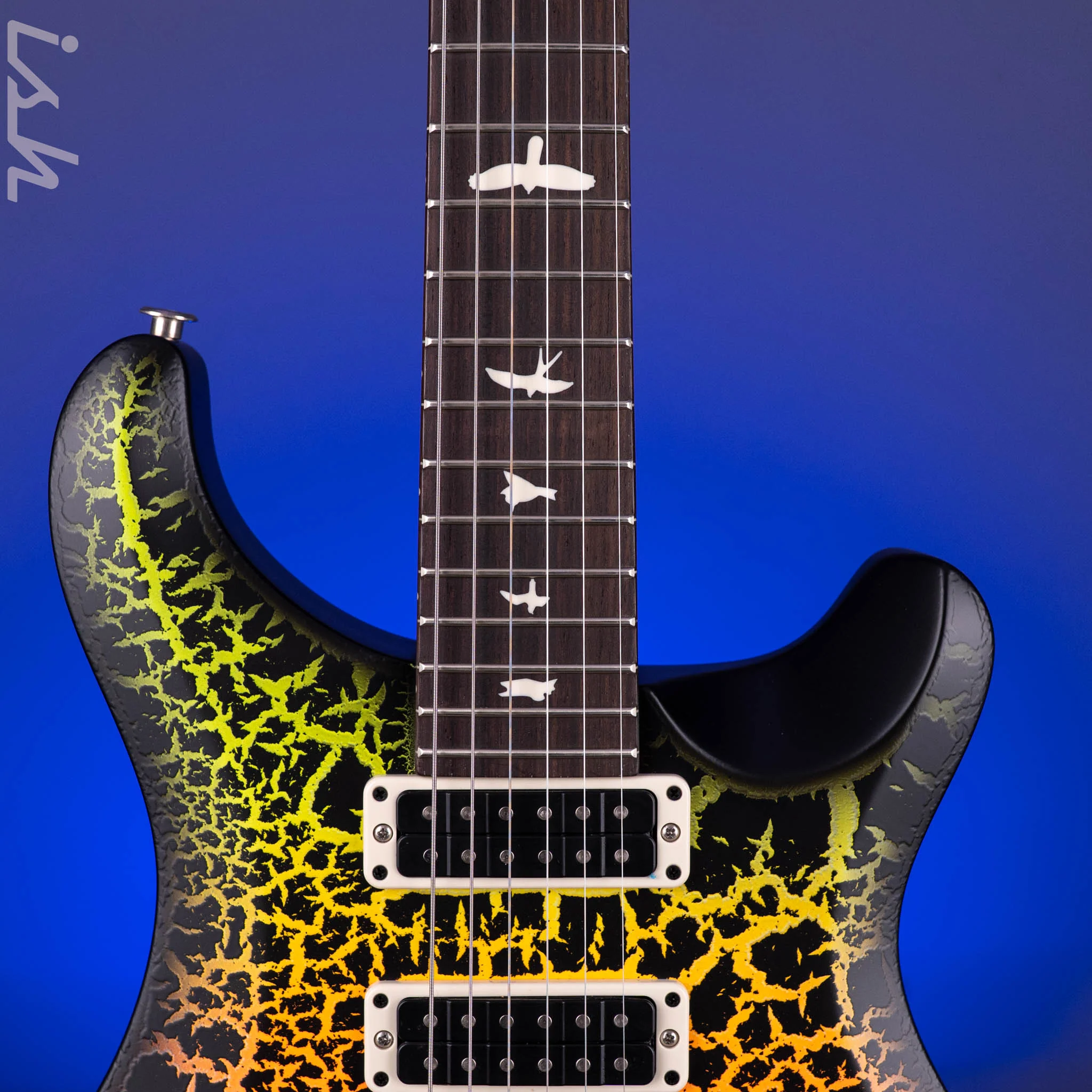 PRS S2 Studio Sunset Candy Fade Crackle w/ Black Satin Neck Sprayer's Choice - Image 6