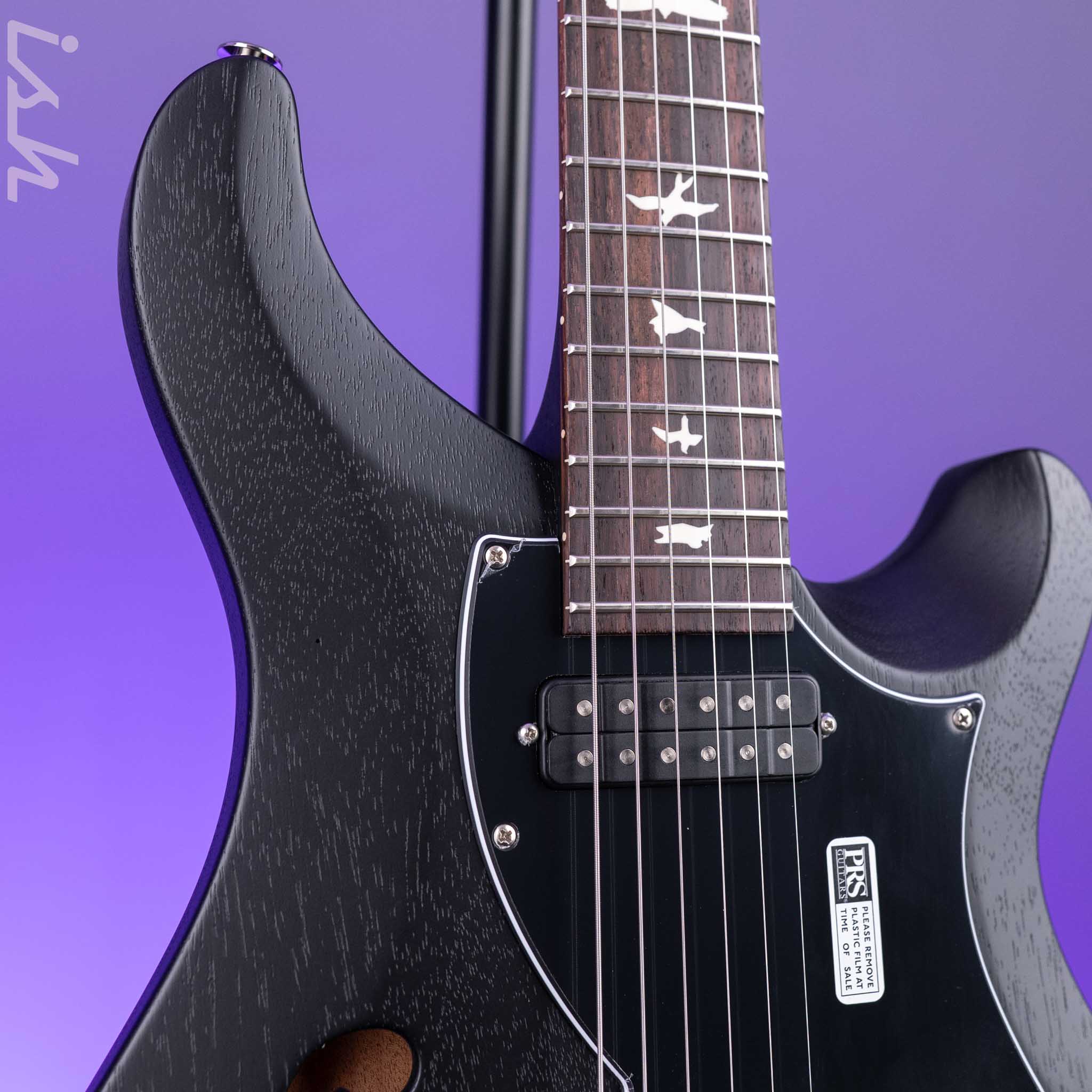 PRS S2 Vela Semi-Hollow Electric Guitar Charcoal Satin Nitro - Image 3
