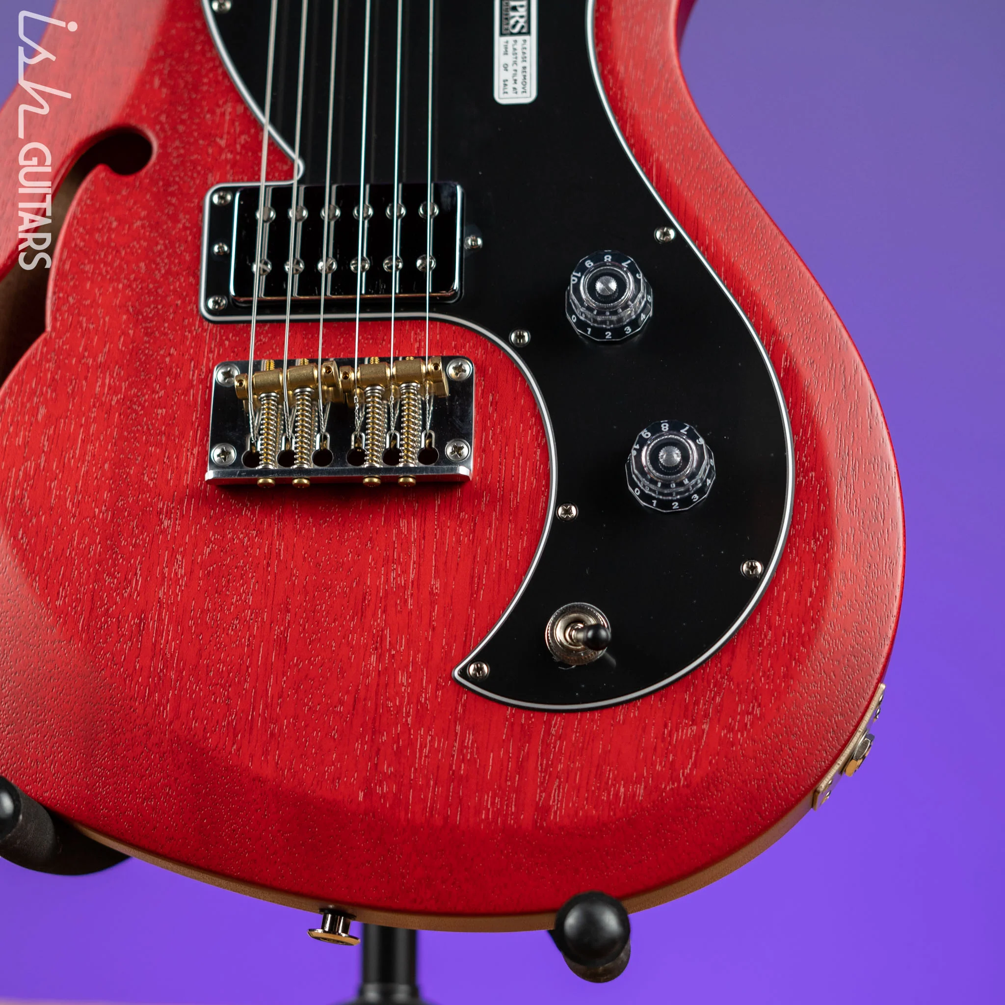 PRS S2 Vela Semi-Hollow Satin Vintage Cherry - Image 4