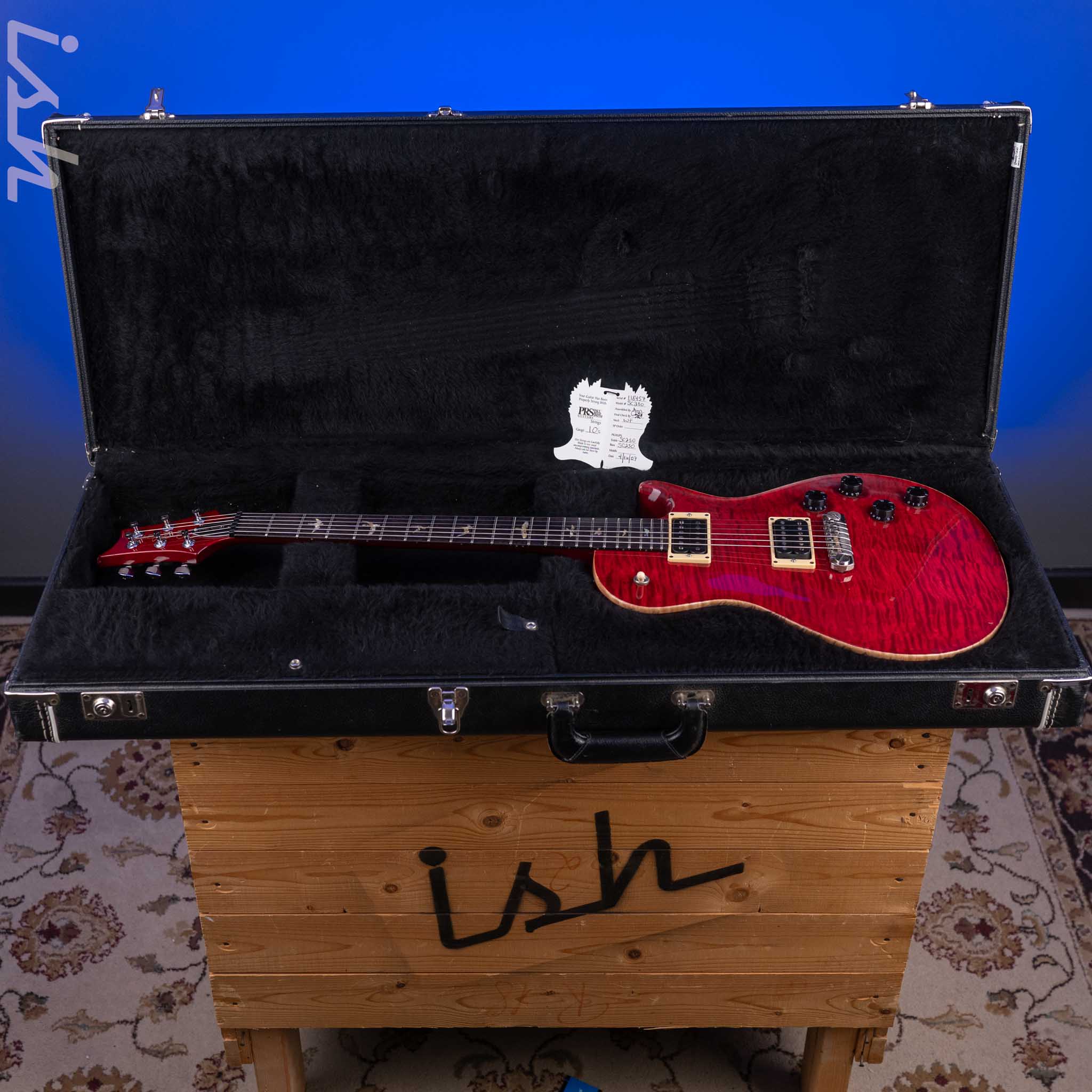 2007 PRS SC250 Electric Guitar Black Cherry - Image 25