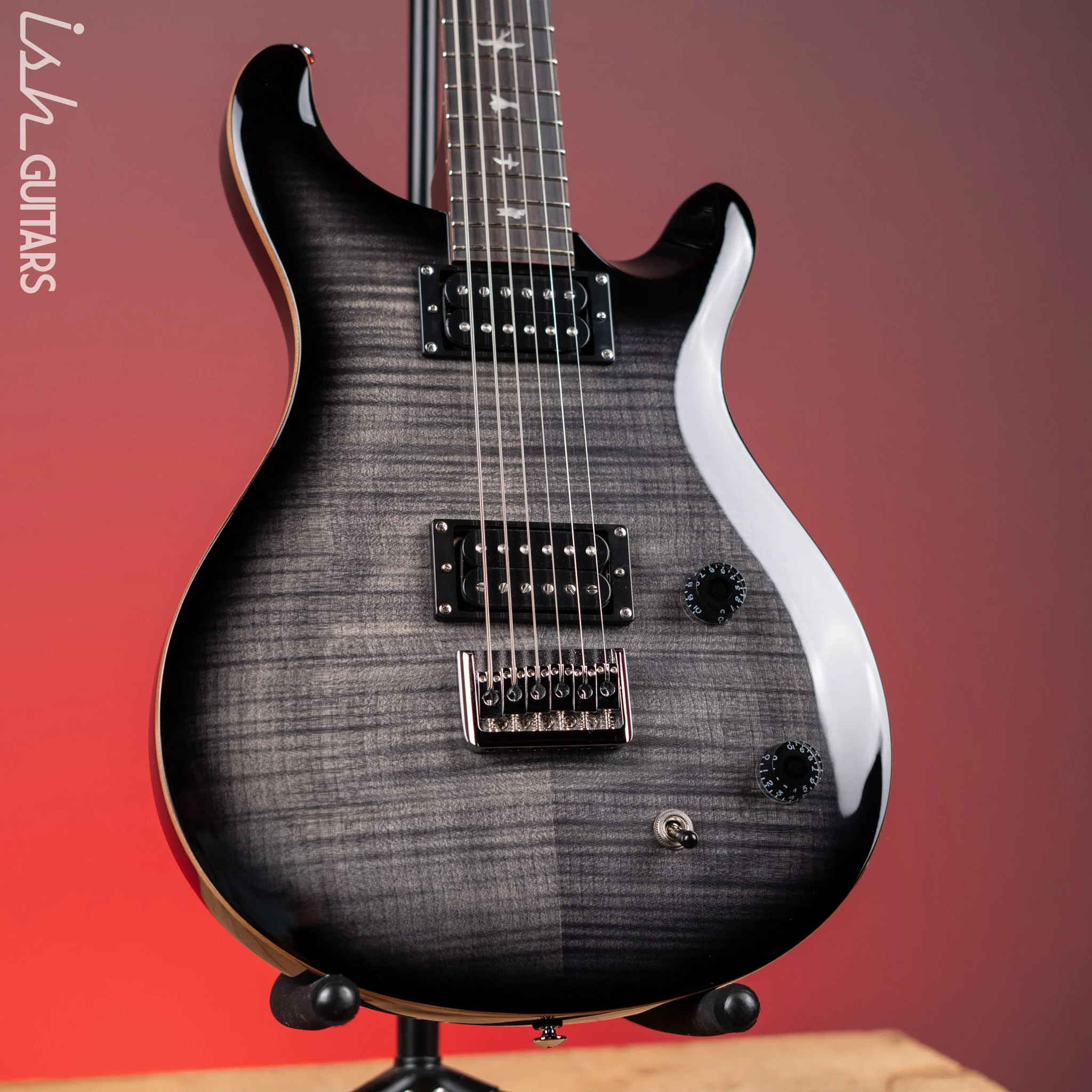 PRS SE 277 Baritone Electric Guitar Charcoal Burst