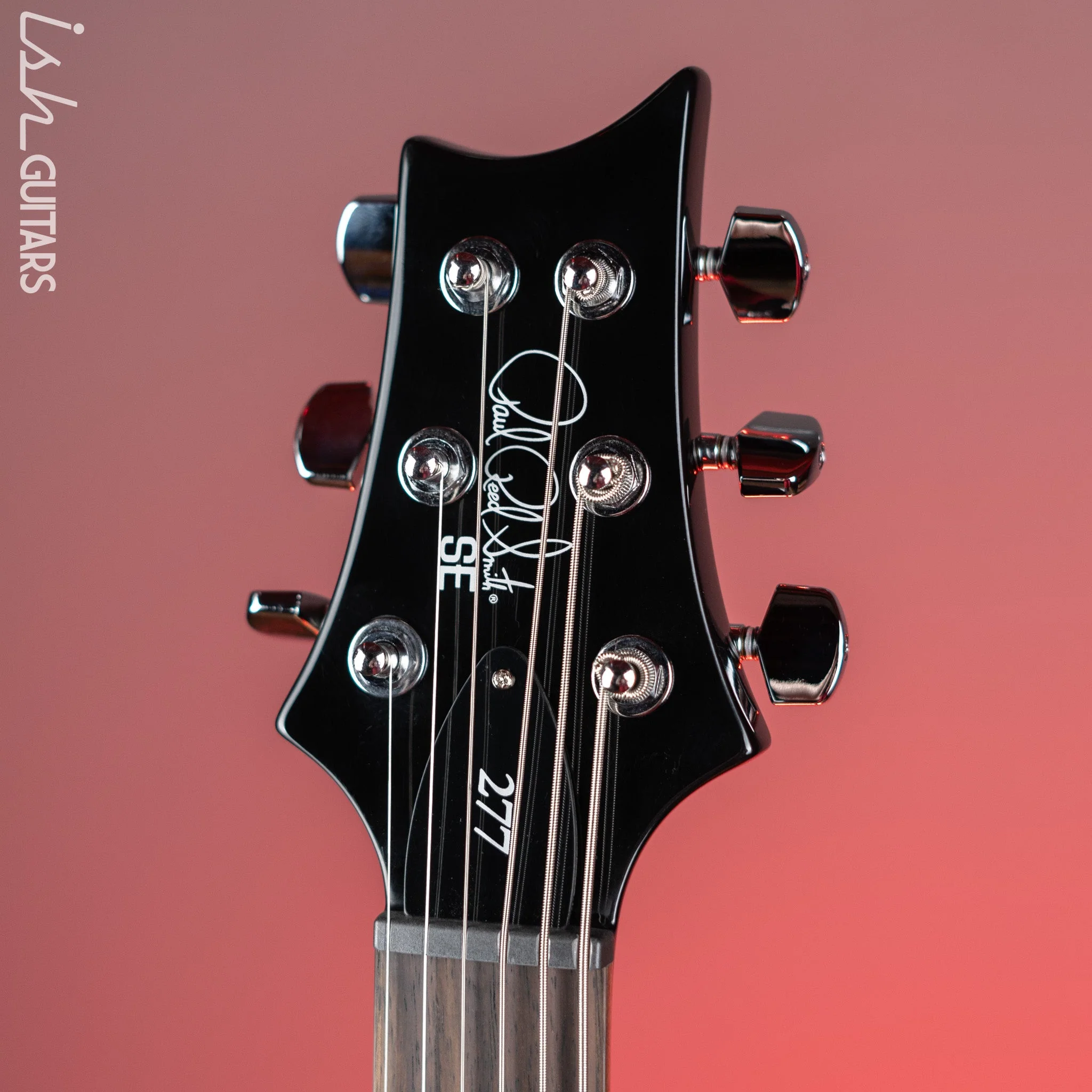 PRS SE 277 Baritone Left Handed Electric Guitar Charcoal Burst Demo - Image 5