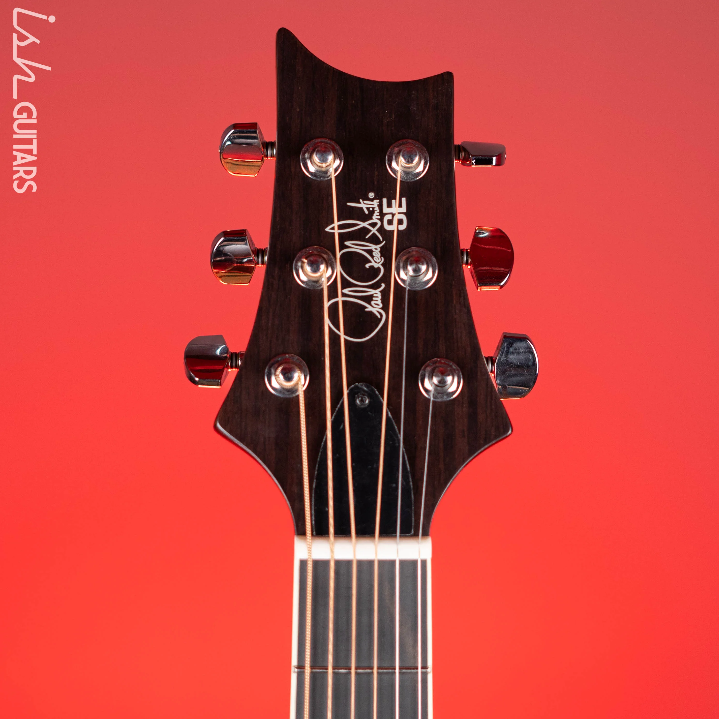 PRS SE A20E Angelus Gloss Black Top Acoustic Guitar - Image 8