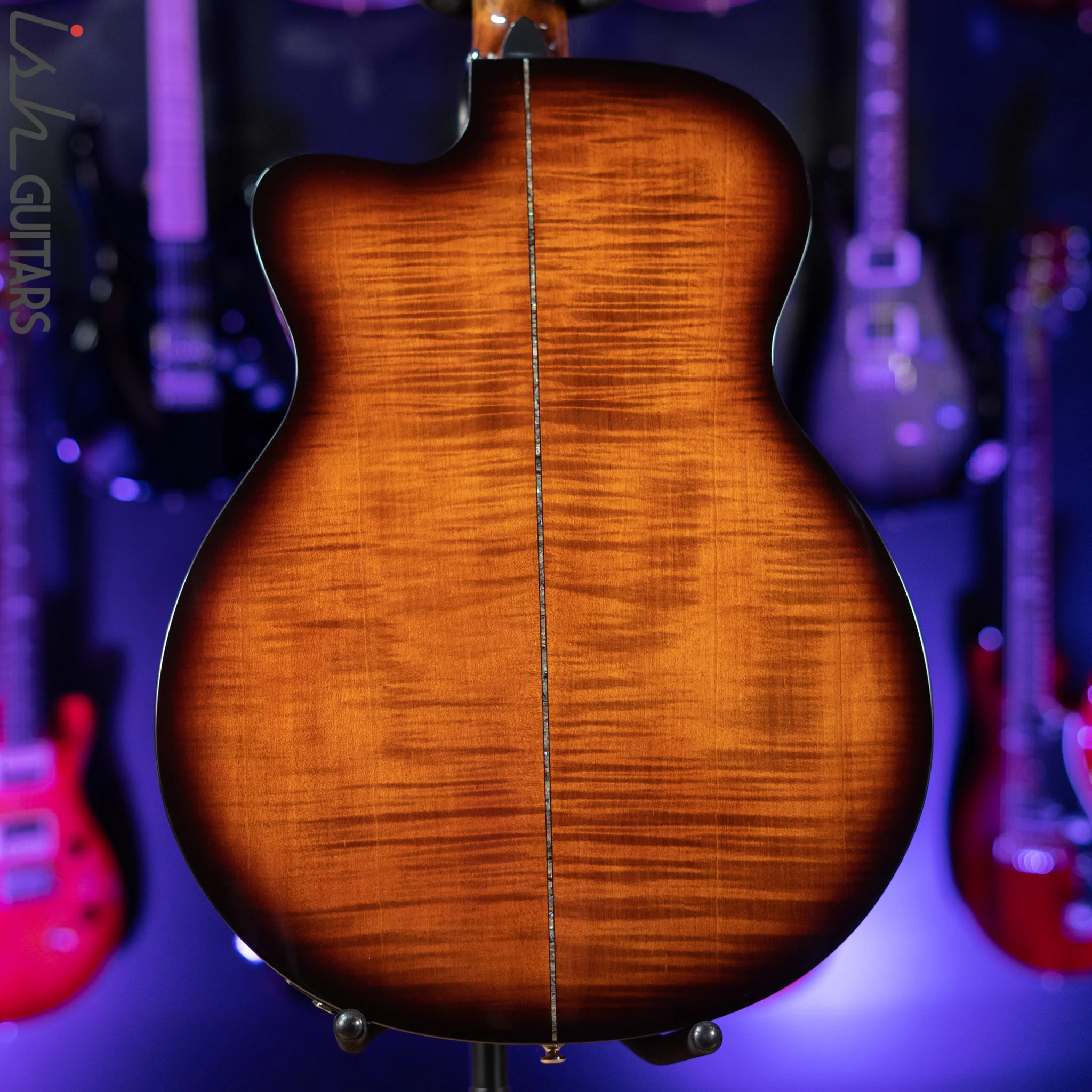 PRS SE A50E Angelus Acoustic-Electric Guitar Black Gold - Image 9