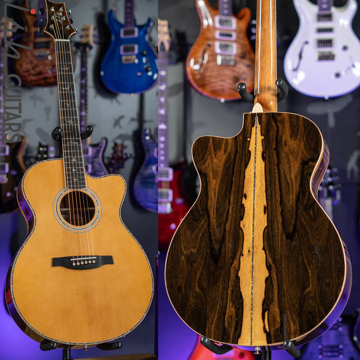PRS SE A60E Angelus Acoustic Electric Guitar Ziricote