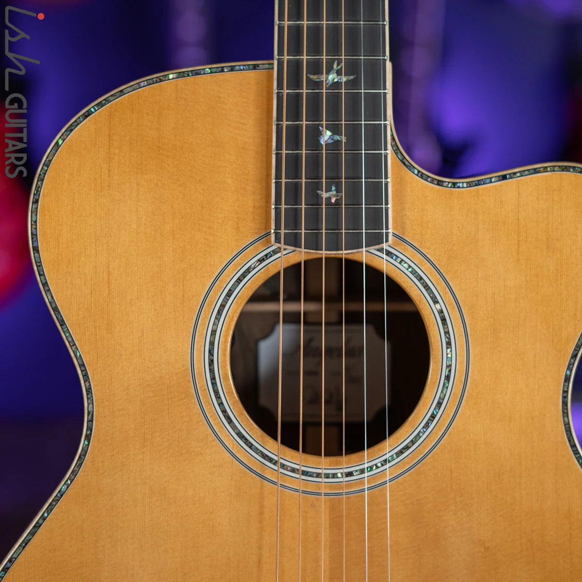 PRS SE A60E Angelus Acoustic Electric Guitar Ziricote - Image 4