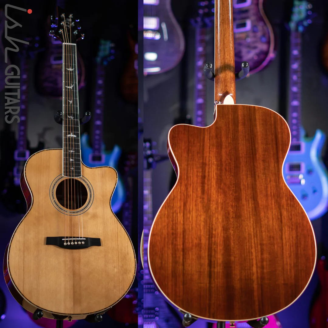 PRS SE Angelus A40E Acoustic Electric Guitar Natural Demo