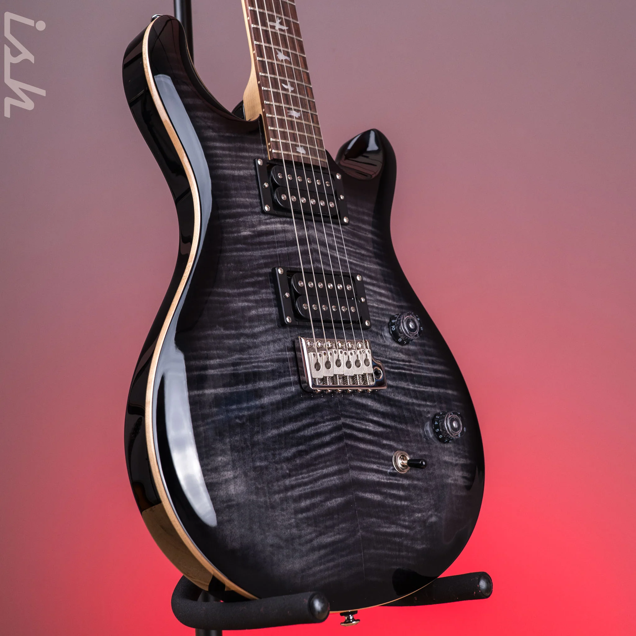 PRS SE CE 24 Charcoal Burst - Image 3