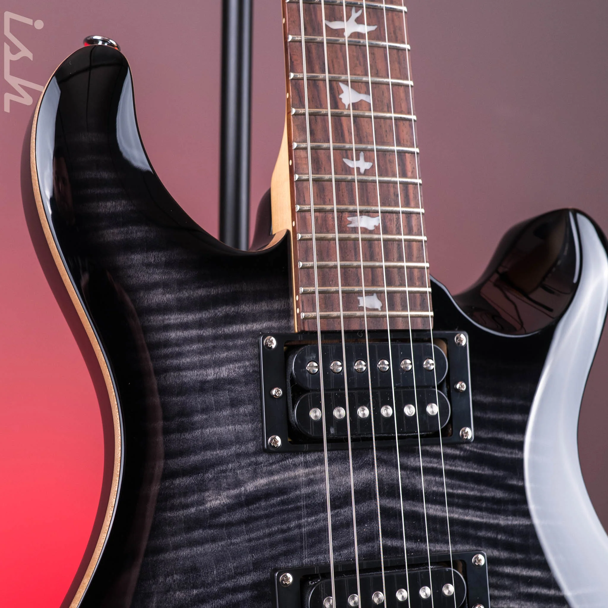 PRS SE CE 24 Charcoal Burst - Image 4