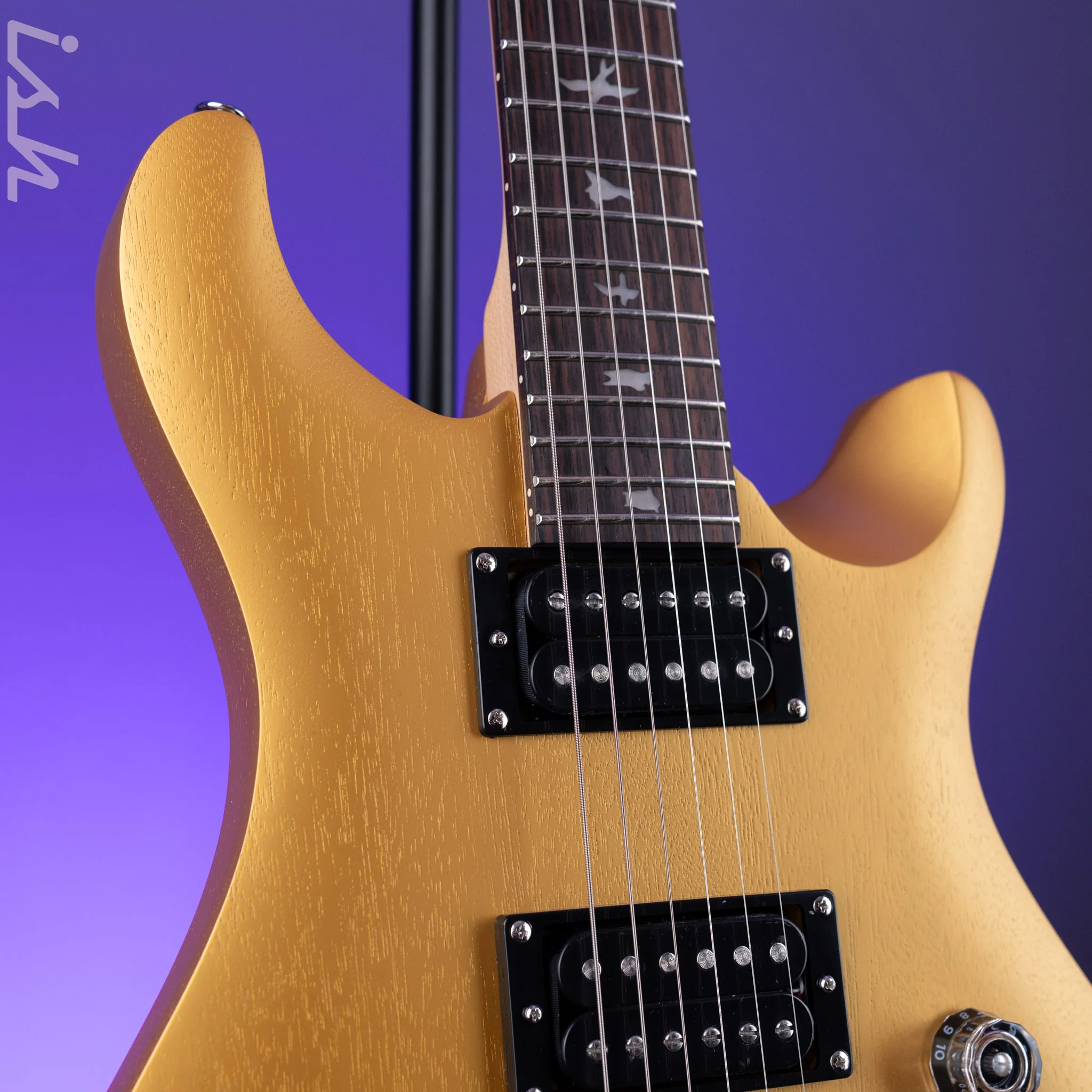 PRS SE CE 24 Standard Satin Electric Guitar Metallic Gold *2025 Release!* - Image 3
