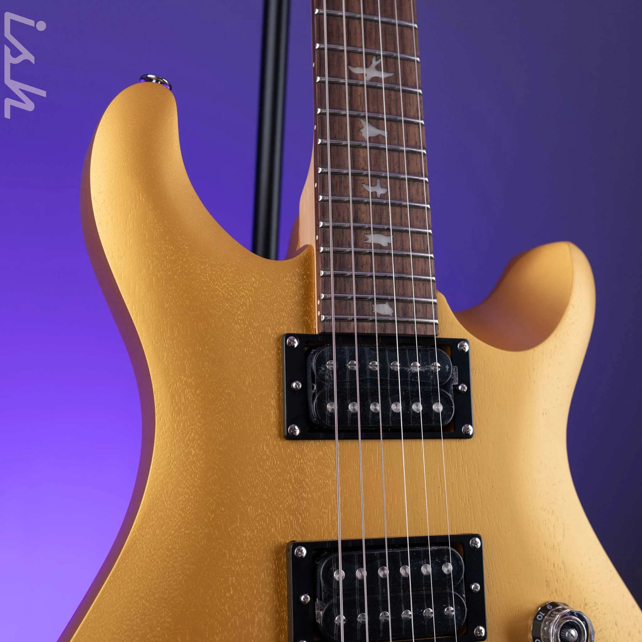 PRS SE CE 24 Standard Satin Electric Guitar Metallic Gold *2025 Release!* - Image 3