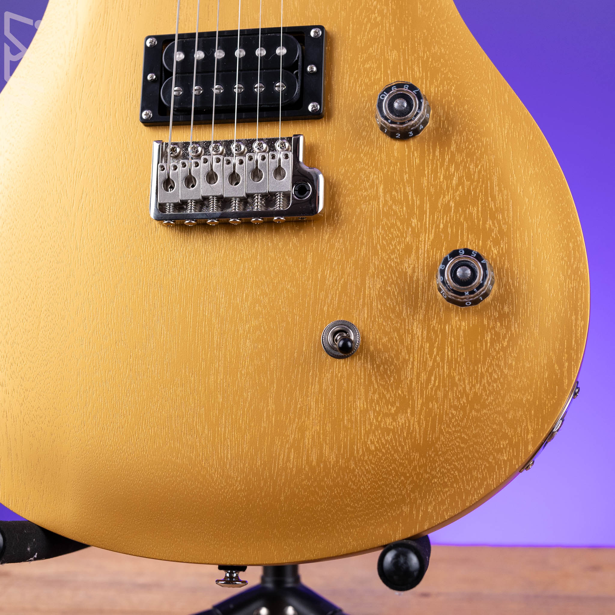 PRS SE CE 24 Standard Satin Electric Guitar Metallic Gold *2025 Release!* - Image 4