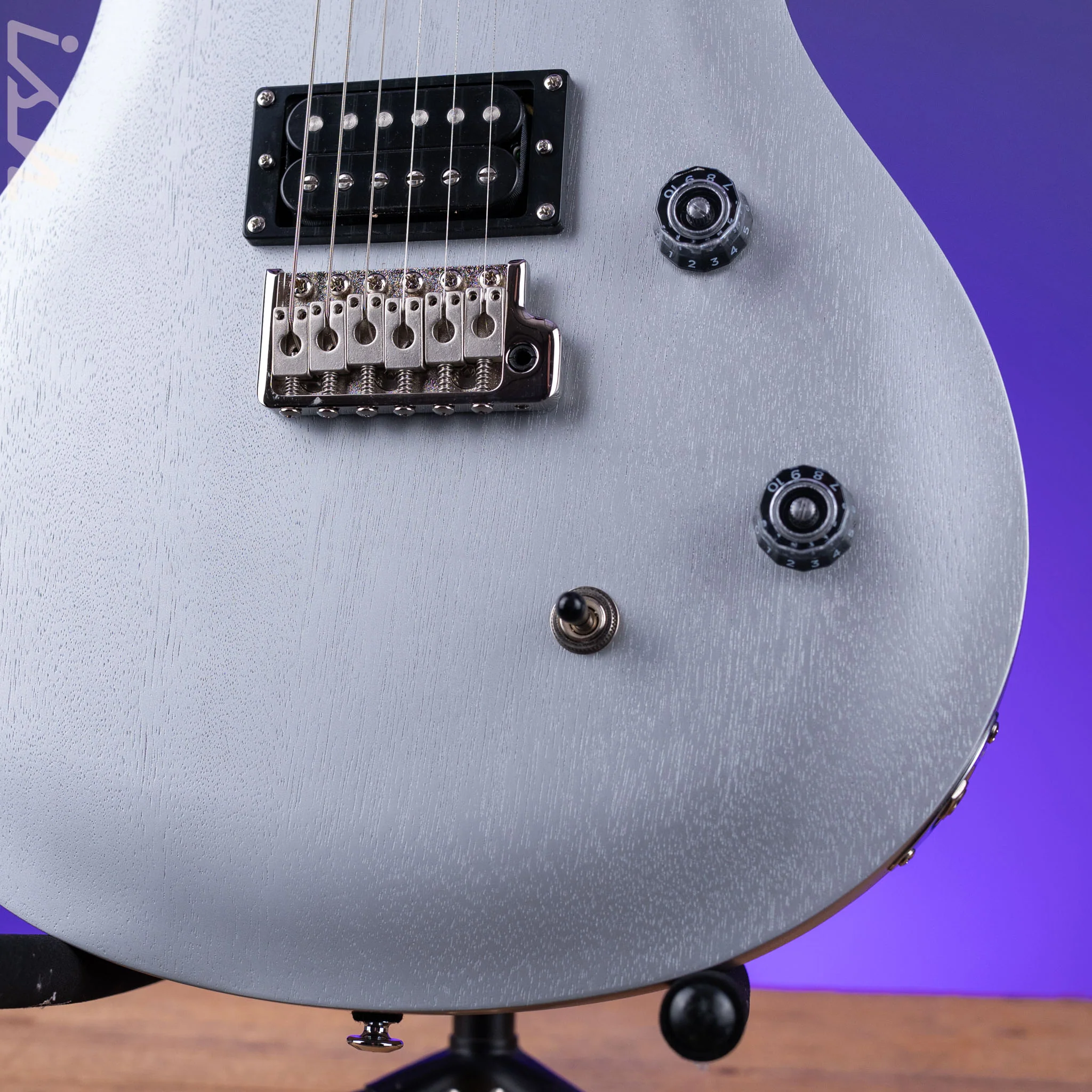 PRS SE CE 24 Standard Satin Electric Guitar Metallic Silver Satin *2025 Release!* - Image 3