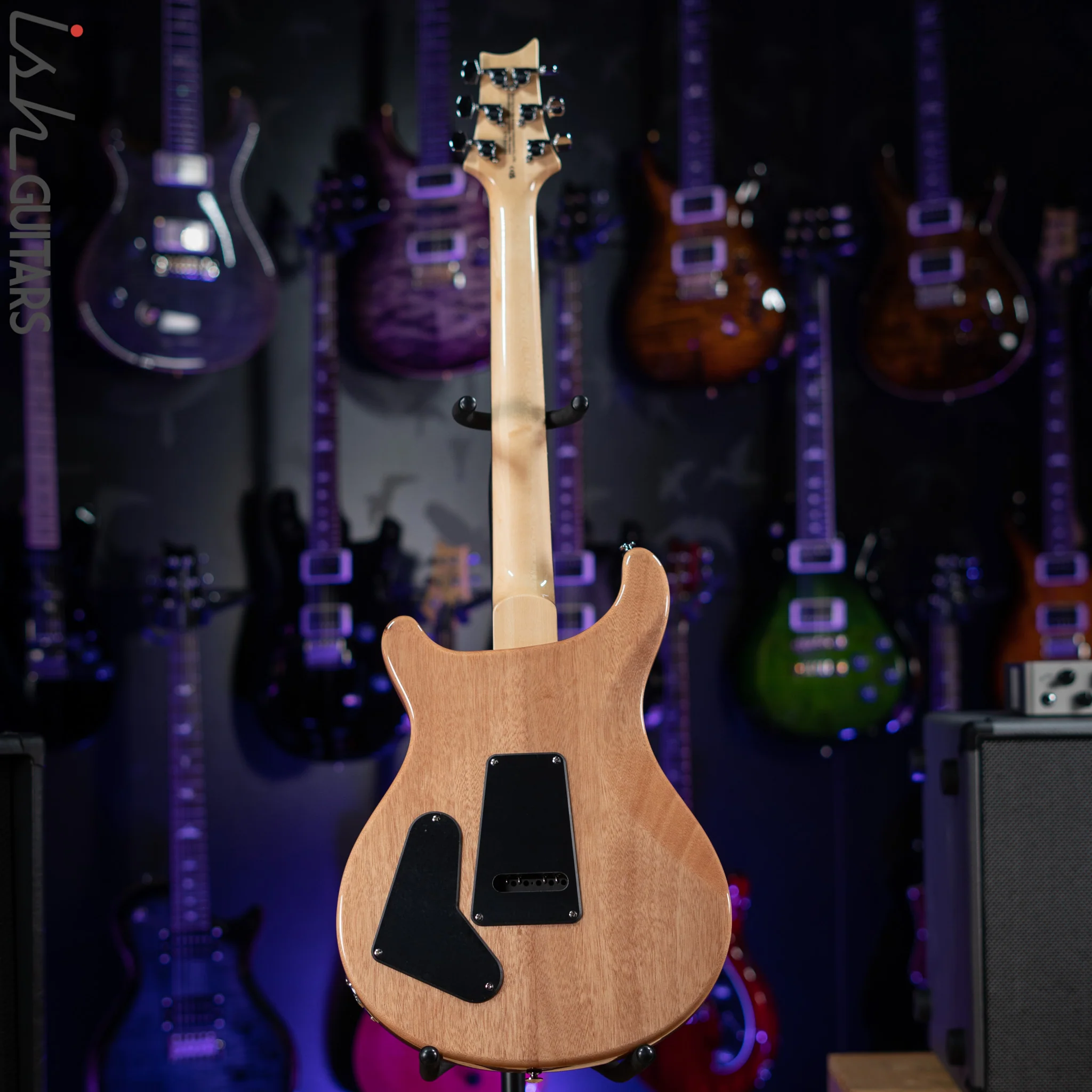 PRS SE Custom 22 Semi-Hollow Electric Guitar Santana Yellow - Image 7
