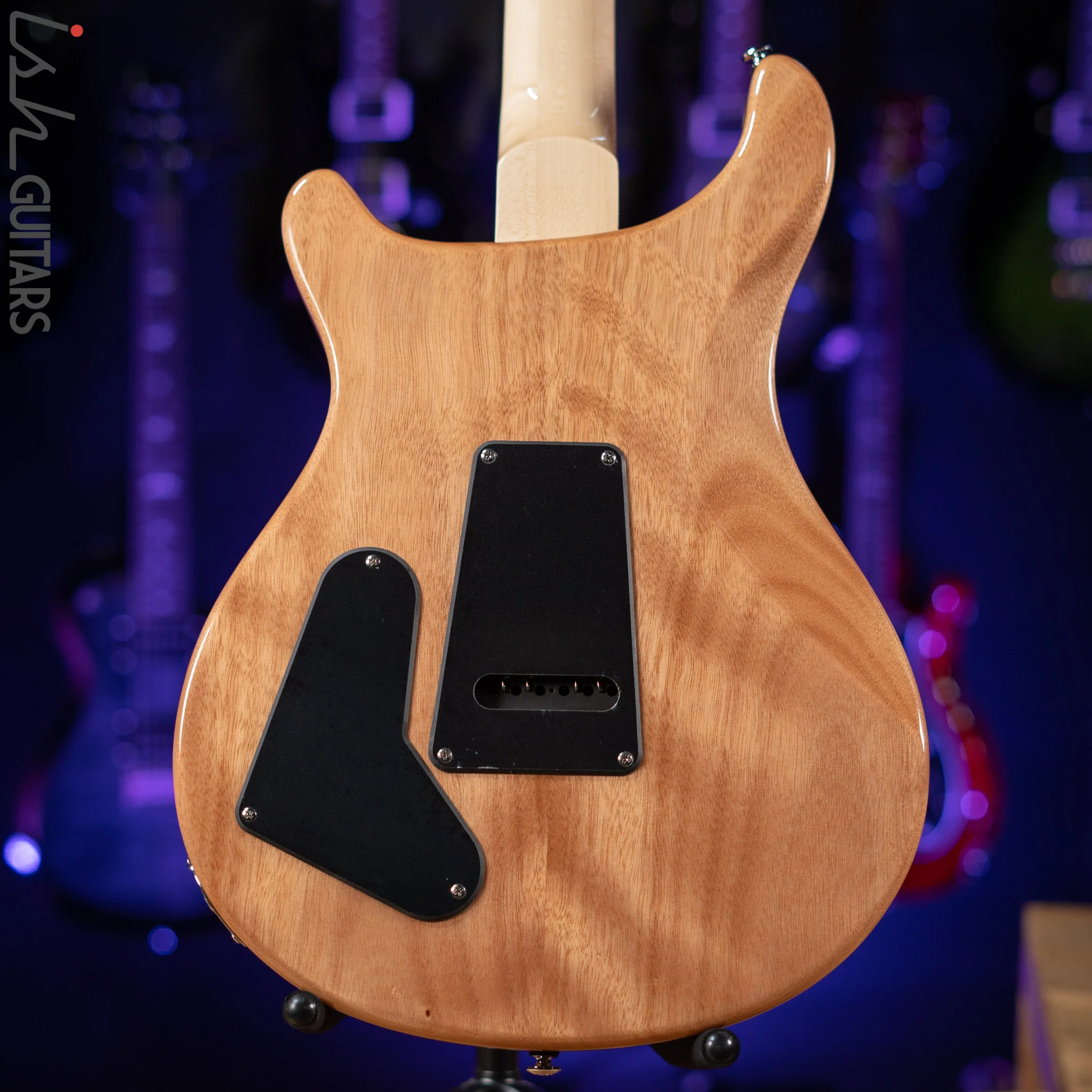 PRS SE Custom 22 Semi-Hollow Electric Guitar Santana Yellow - Image 8