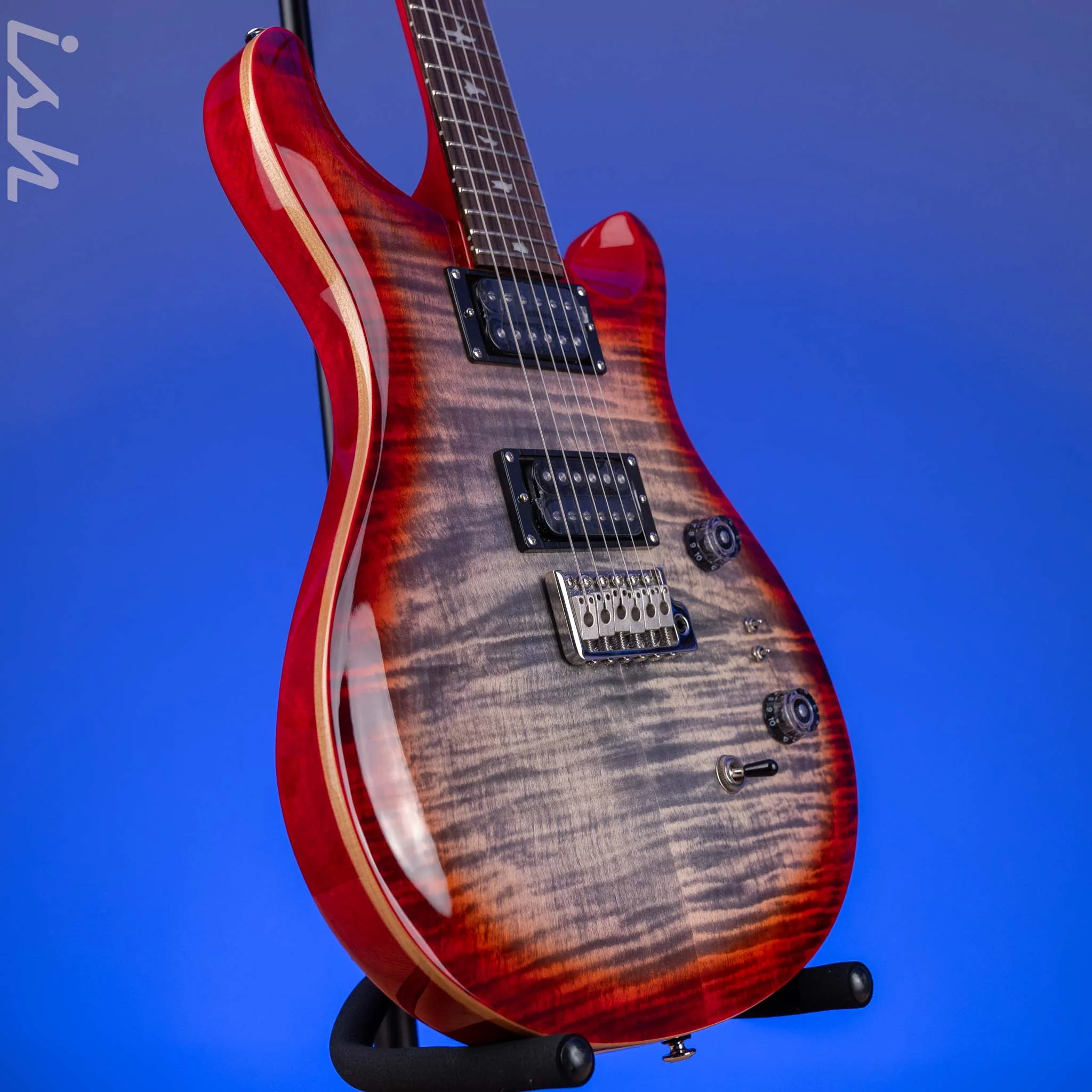 PRS SE Custom 24-08 Electric Guitar Charcoal Cherry Burst *2025 Release!* - Image 3