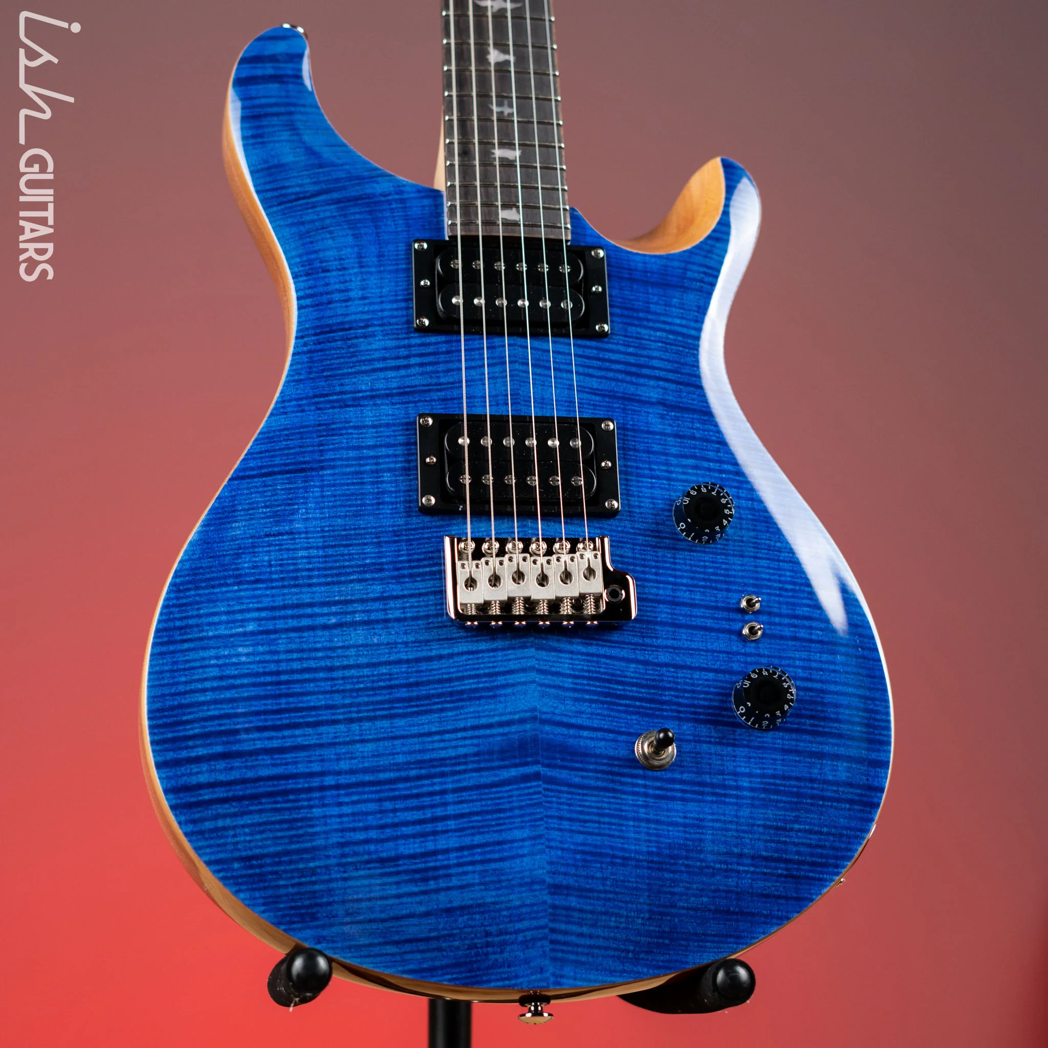 PRS SE Custom 24-08 Electric Guitar Faded Blue