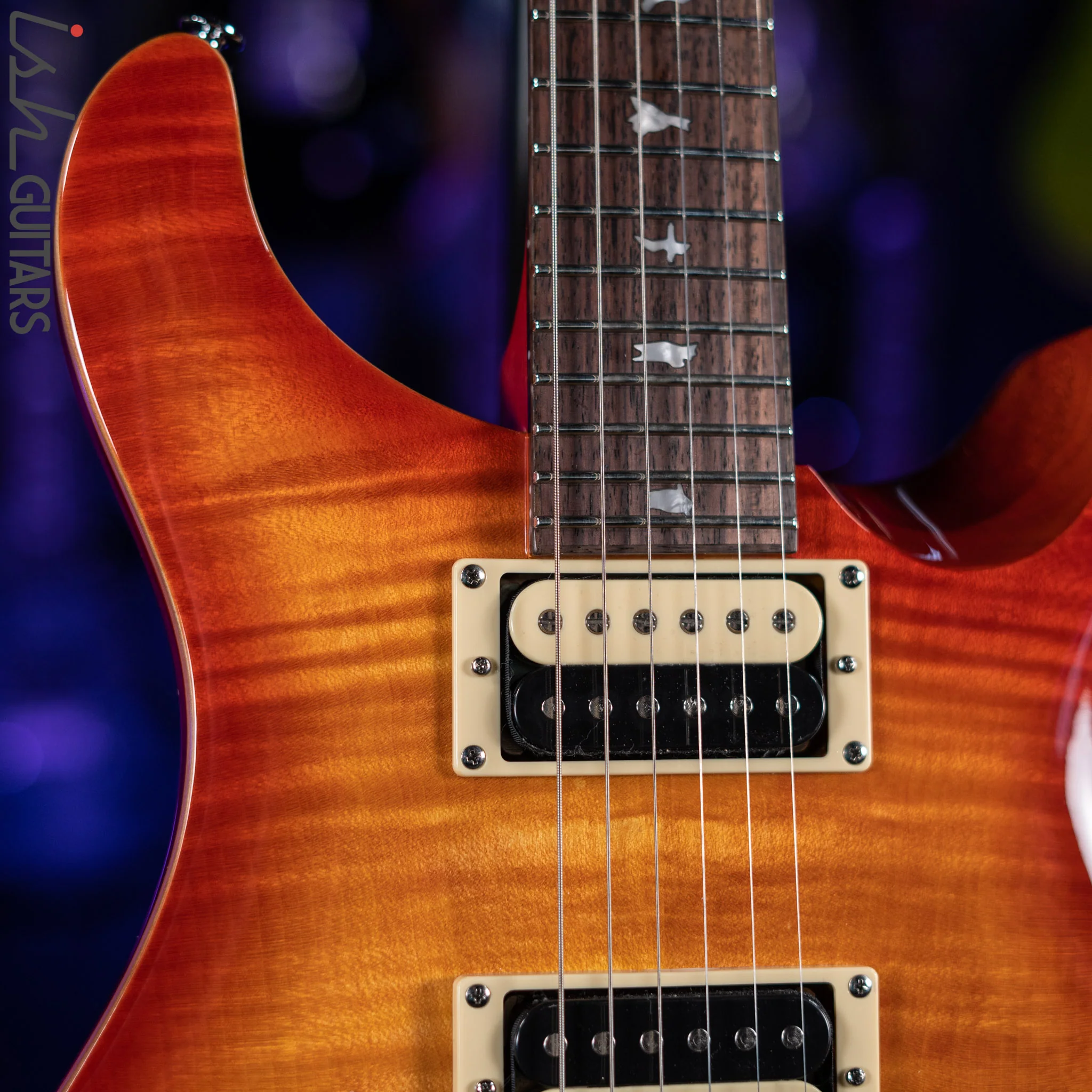 PRS SE Custom 24-08 Electric Guitar Vintage Sunburst - Image 3