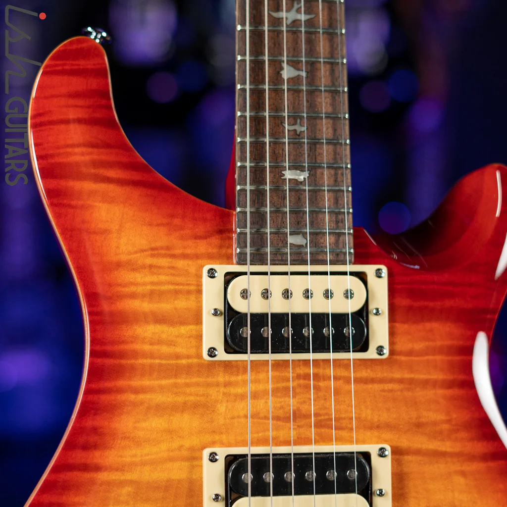 PRS SE Custom 24-08 Electric Guitar Vintage Sunburst - Image 2
