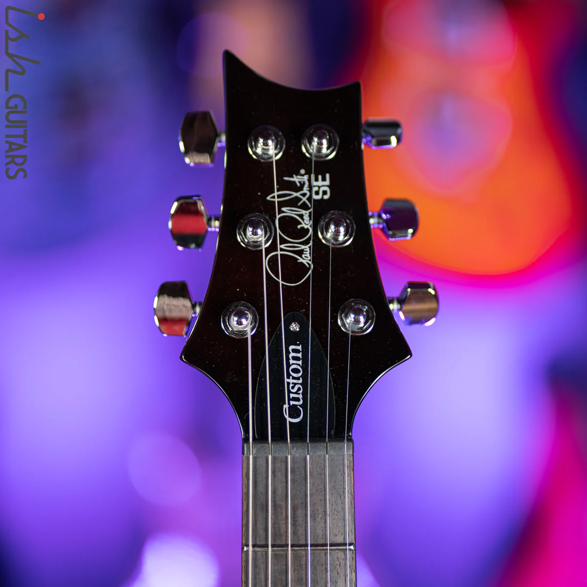 PRS SE Custom 24 Black Gold Sunburst - Image 6
