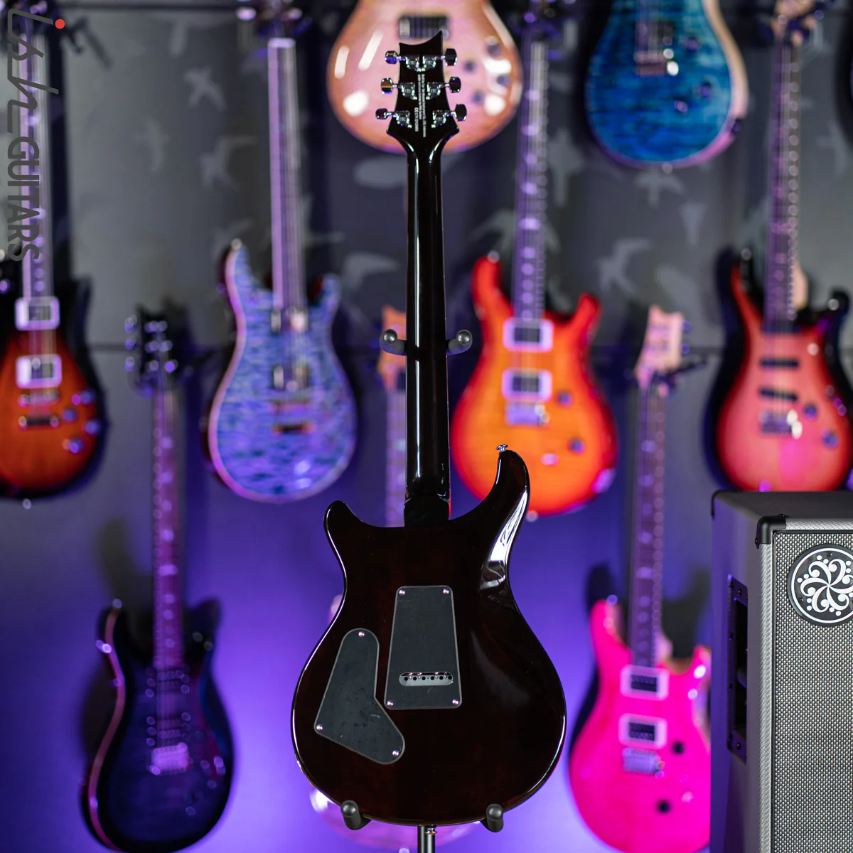 PRS SE Custom 24 Black Gold Sunburst - Image 7