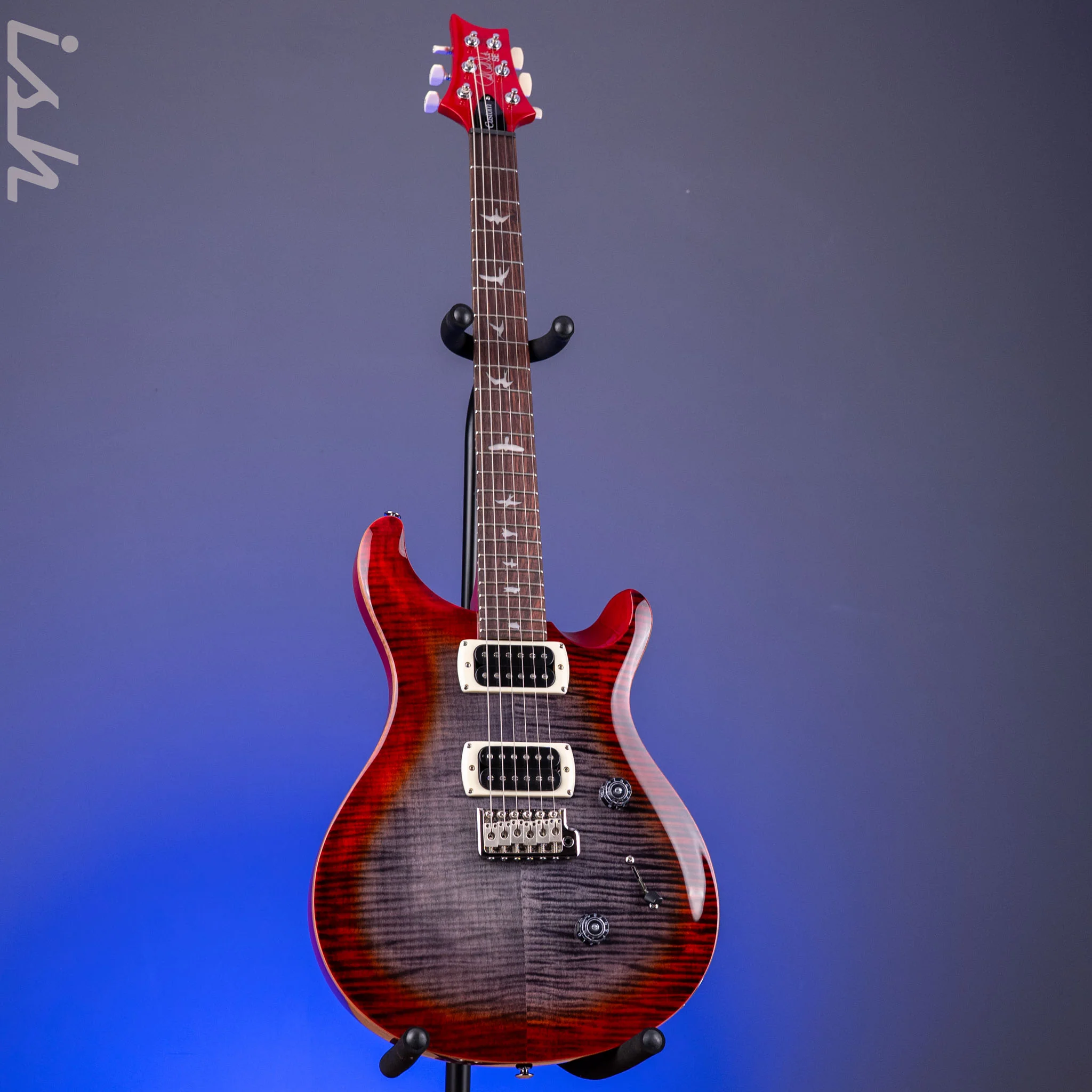 PRS SE Custom 24 Charcoal Cherry Burst - Image 2