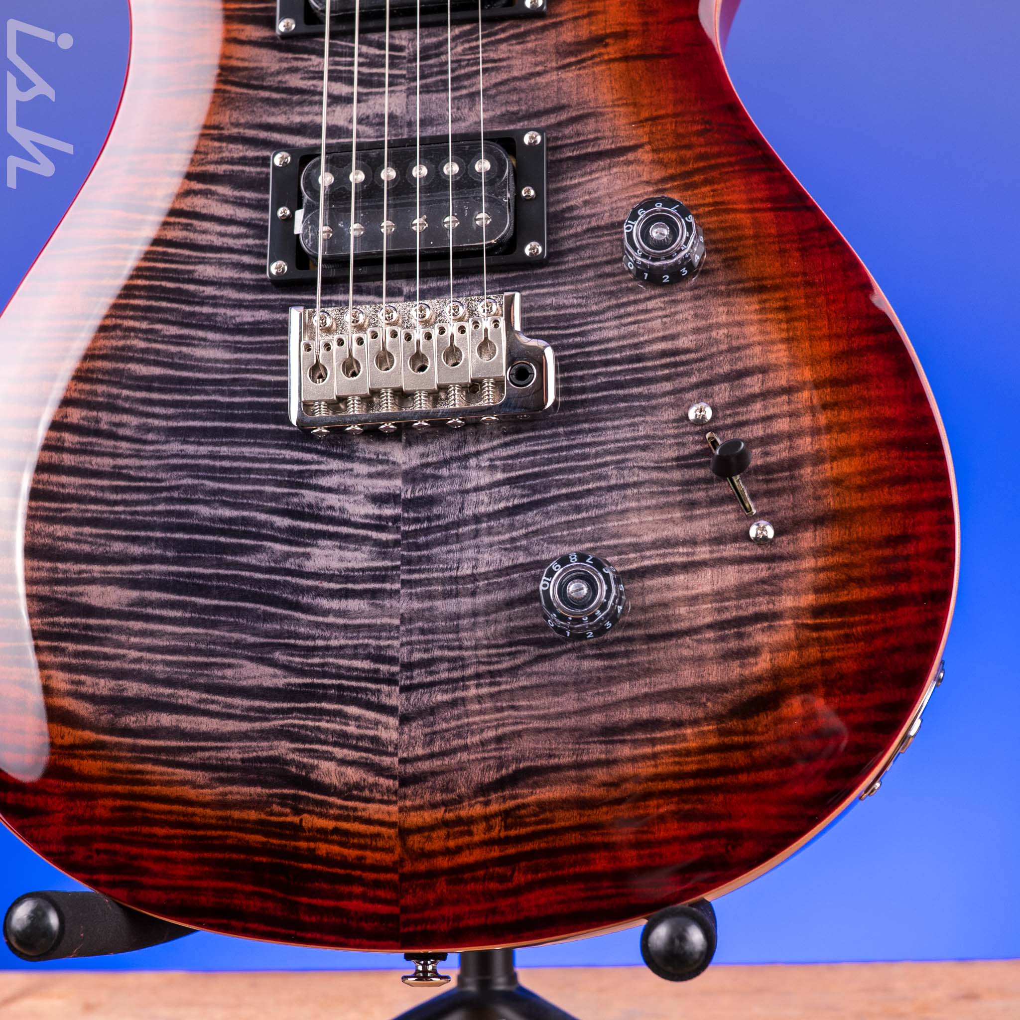 PRS SE Custom 24 Charcoal Cherry Burst - Image 5
