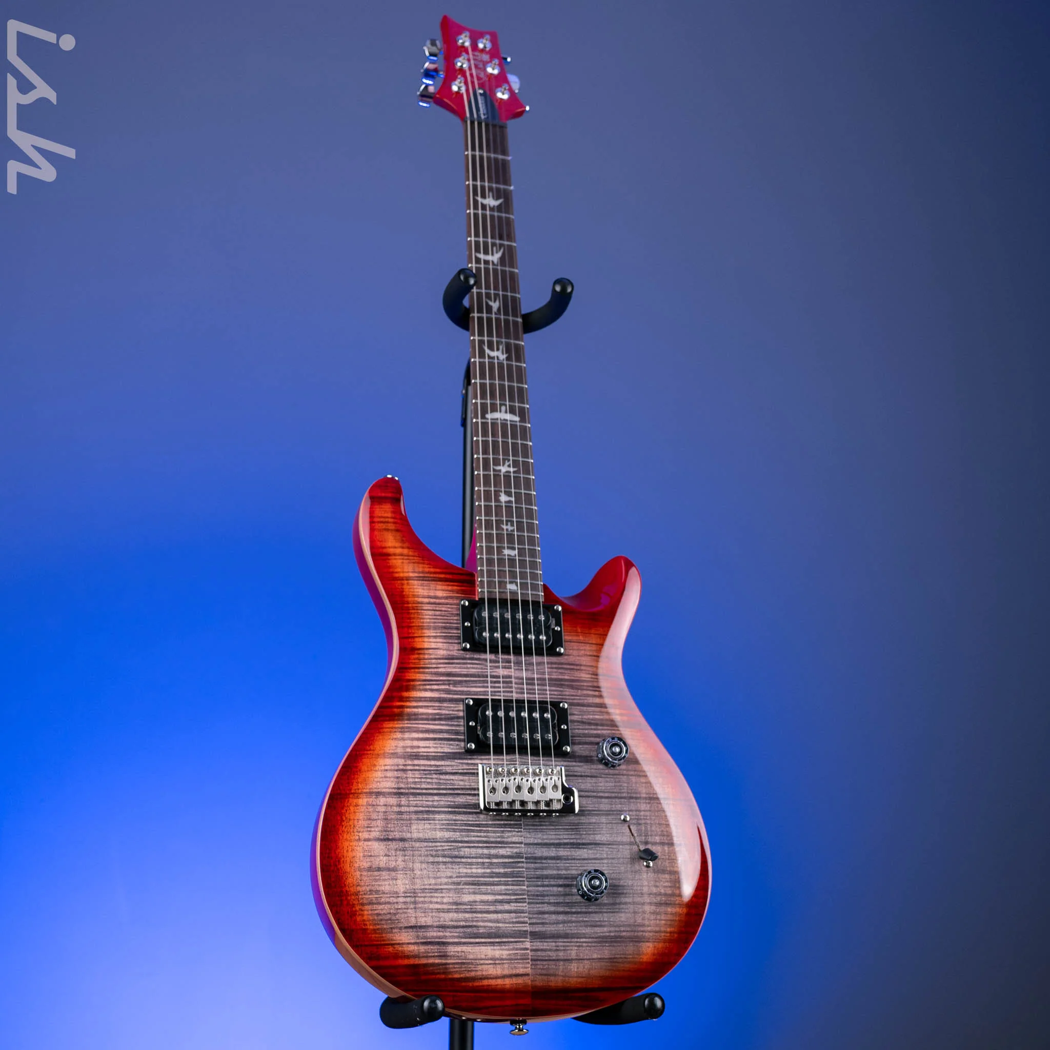 PRS SE Custom 24 Electric Guitar Charcoal Cherry Burst *2025 Release!* - Image 2