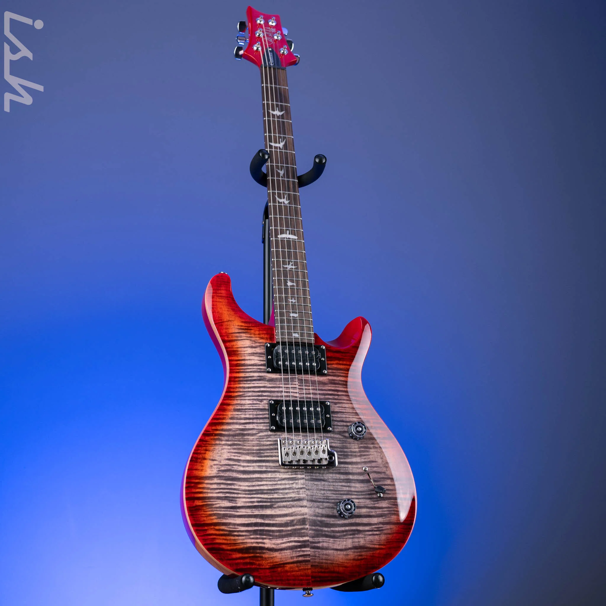 PRS SE Custom 24 Electric Guitar Charcoal Cherry Burst *2025 Release!* - Image 2