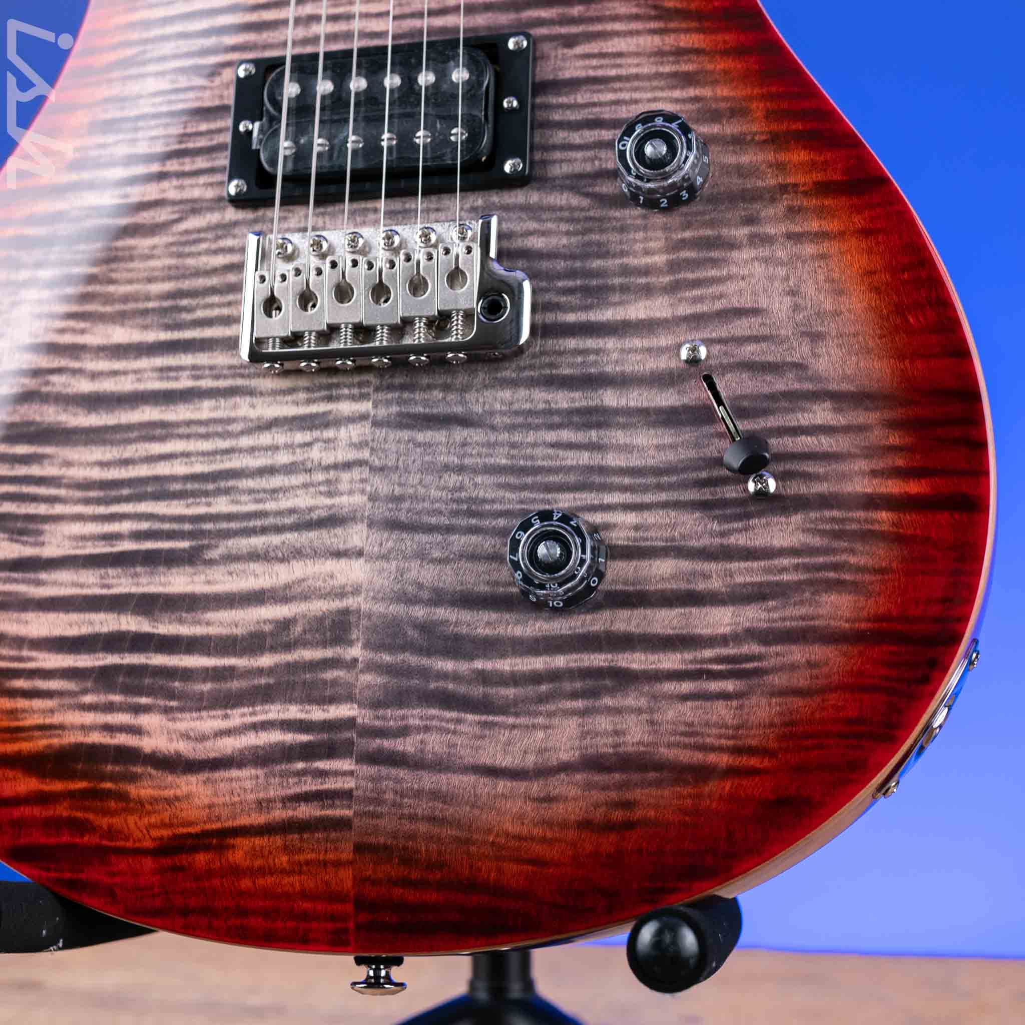 PRS SE Custom 24 Electric Guitar Charcoal Cherry Burst *2025 Release!* - Image 4