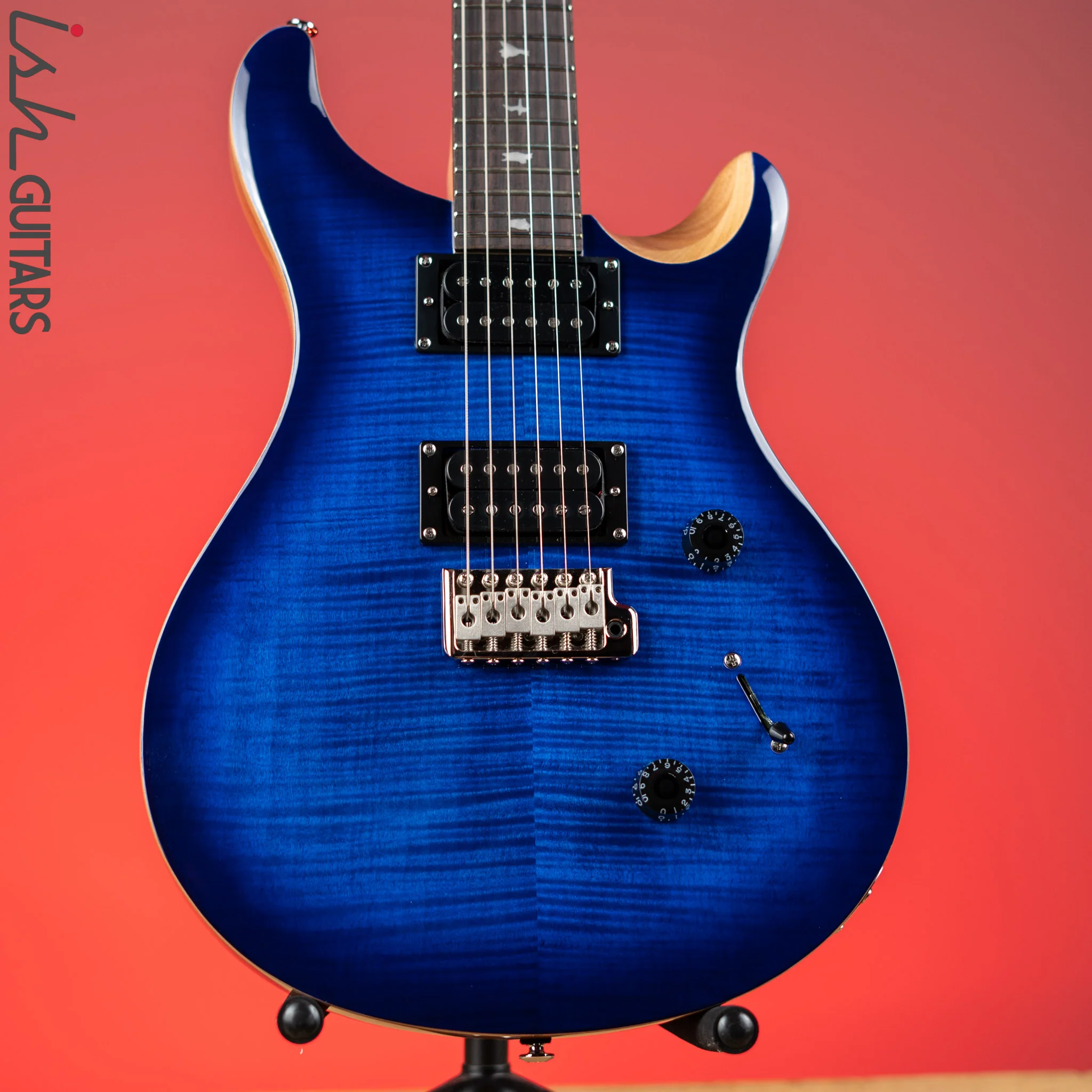 PRS SE Custom 24 Electric Guitar Faded Blue Burst