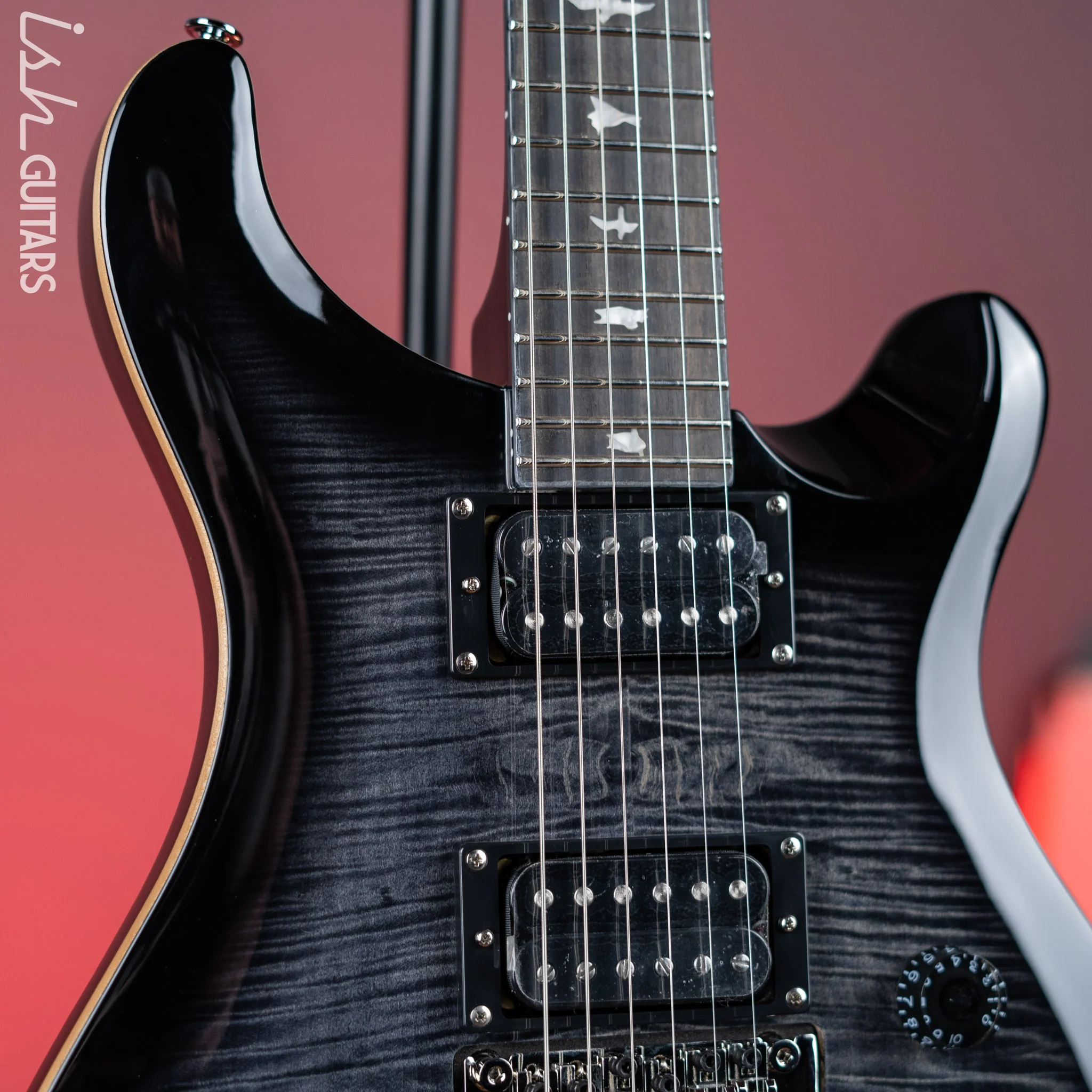 PRS SE Custom 24 “Floyd” Charcoal Burst - Image 3