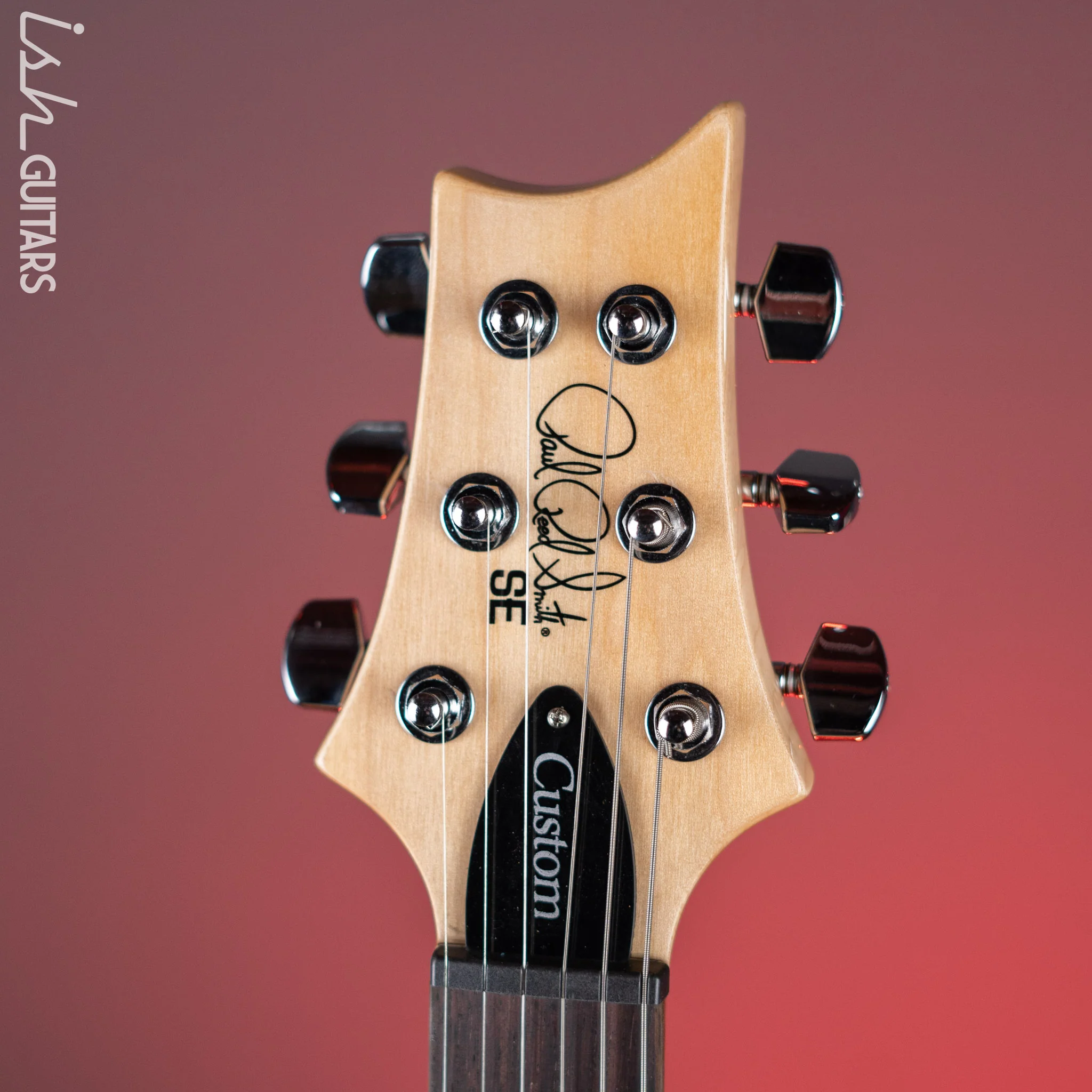 PRS SE Custom 24 Lefty Electric Guitar Faded Blue - Image 5