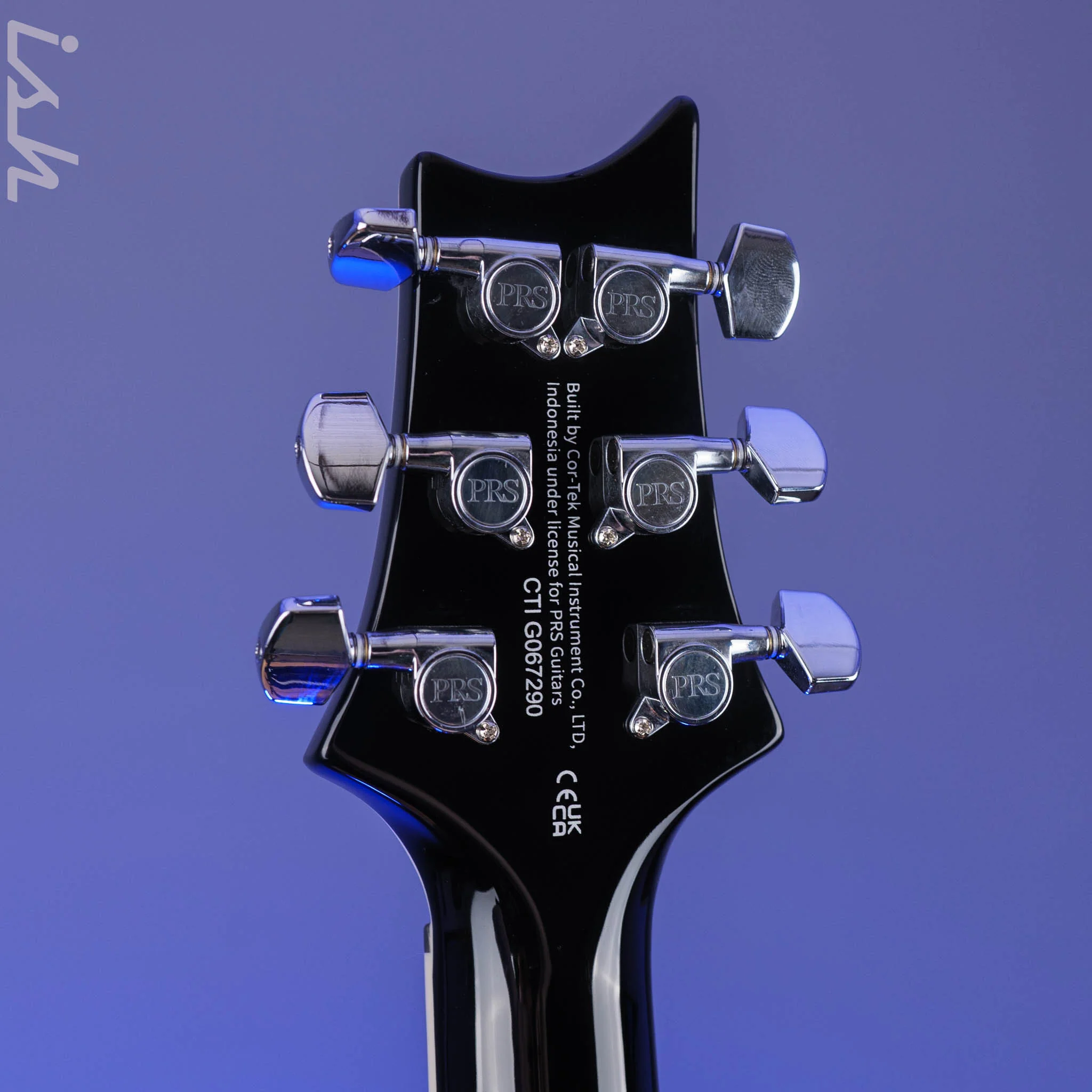 PRS SE Custom 24 Quilt Electric Guitar Violet - Image 10