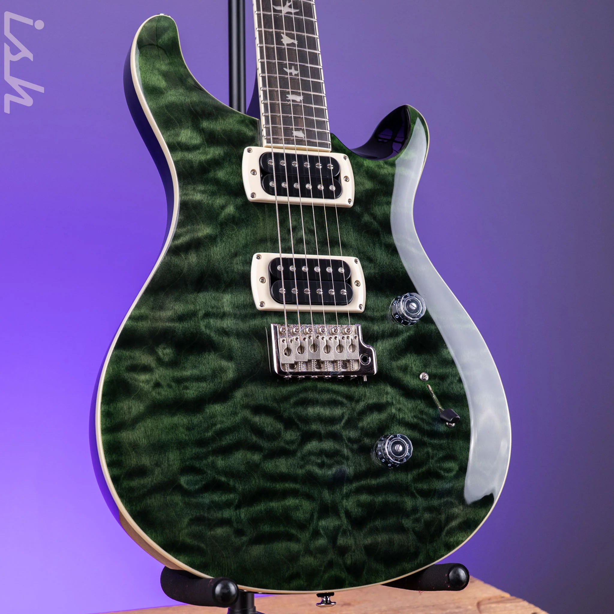 PRS SE Custom 24 Quilt Teal Black *New Color*