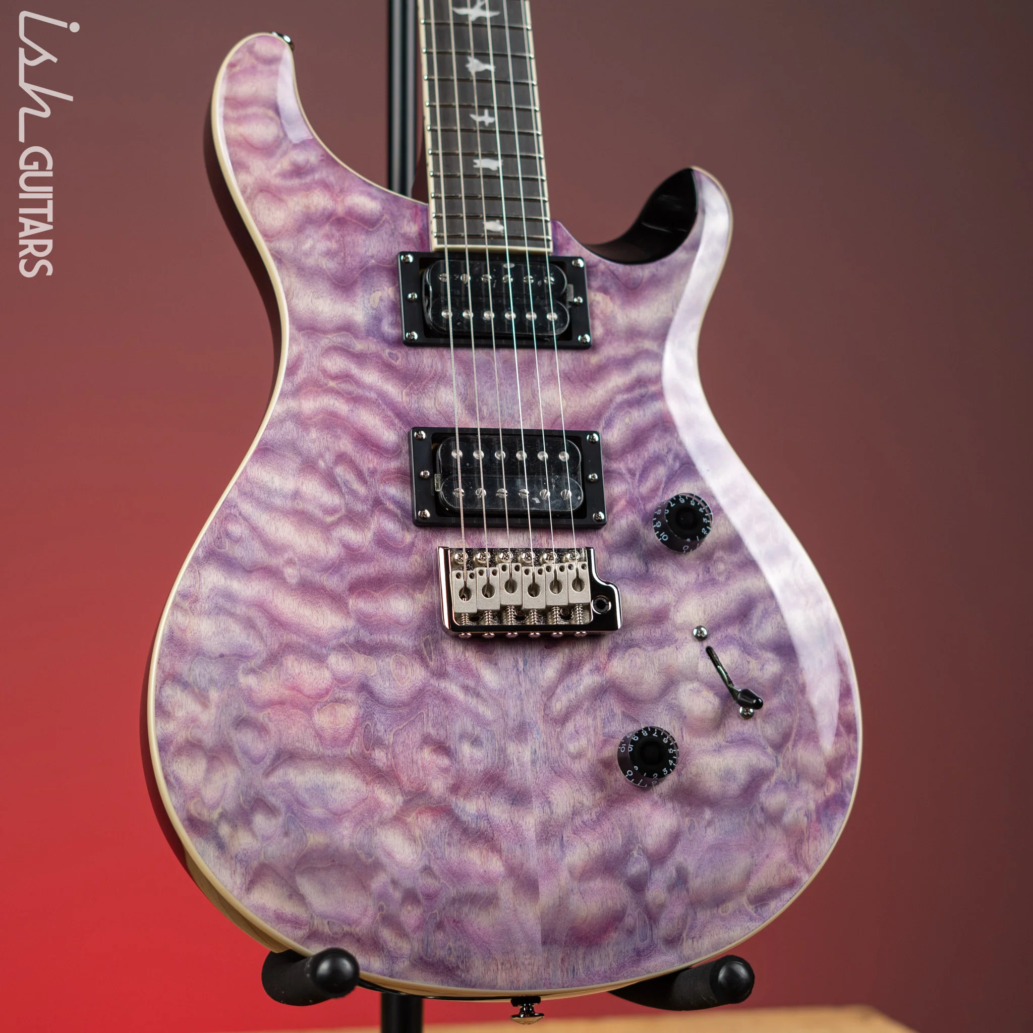 PRS SE Custom 24 Quilt Violet Electric Guitar