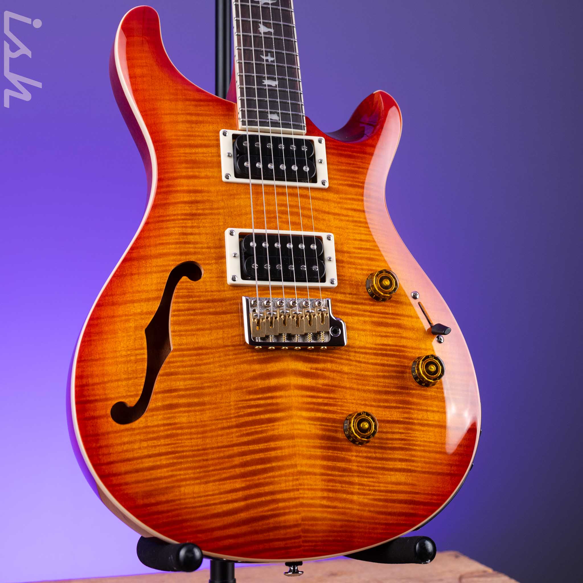 PRS SE Custom 24 Semi-Hollow Piezo Vintage Sunburst *2025 Release!*