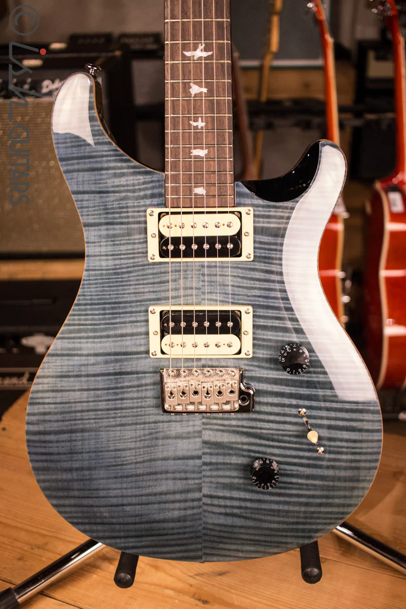 2017 PRS Paul Reed Smith SE Custom 24 Whale Blue Flamed Maple