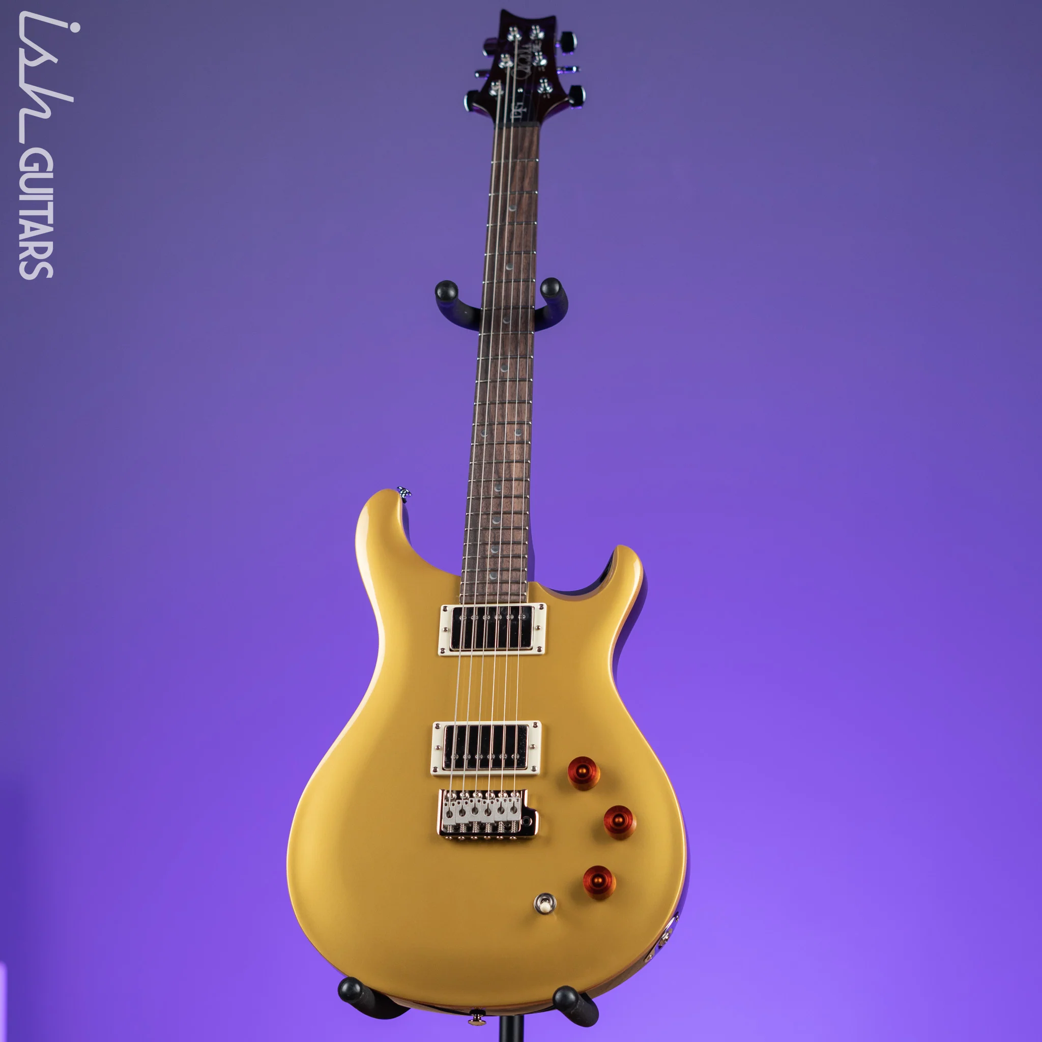 PRS SE DGT David Grissom Electric Guitar Gold Top - Image 2