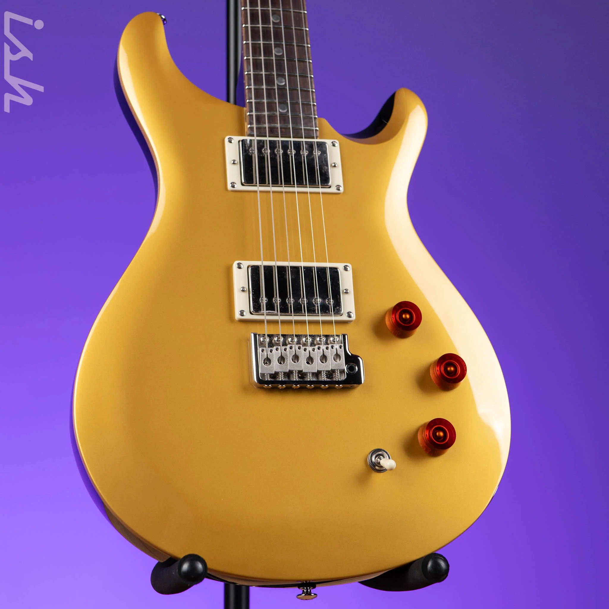 PRS SE DGT David Grissom Electric Guitar Gold Top
