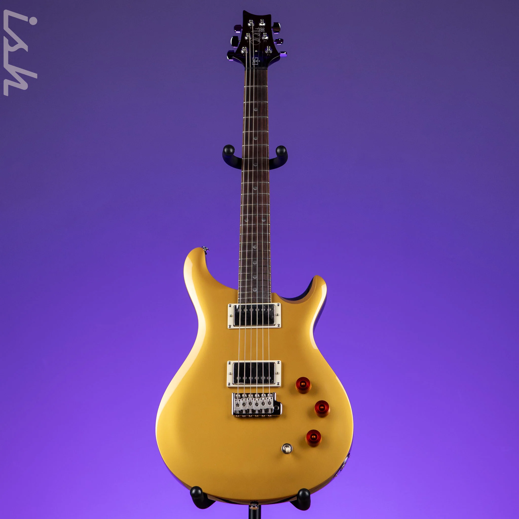 PRS SE DGT David Grissom Electric Guitar Gold Top - Image 2