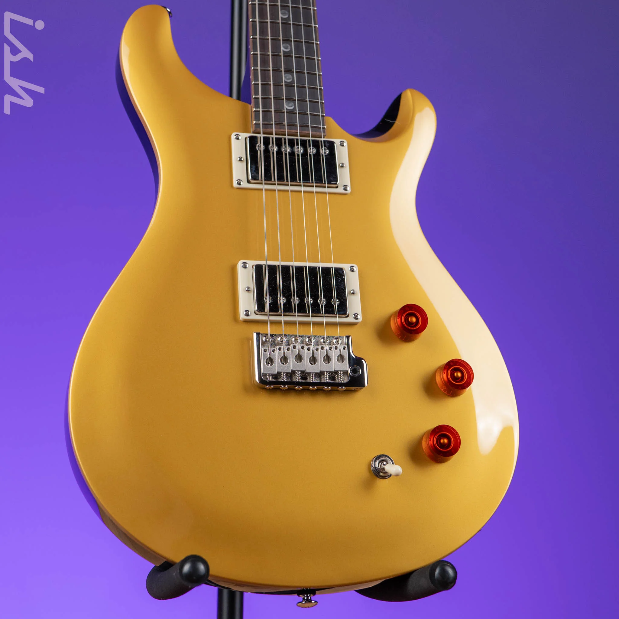 PRS SE DGT David Grissom Electric Guitar Gold Top Demo