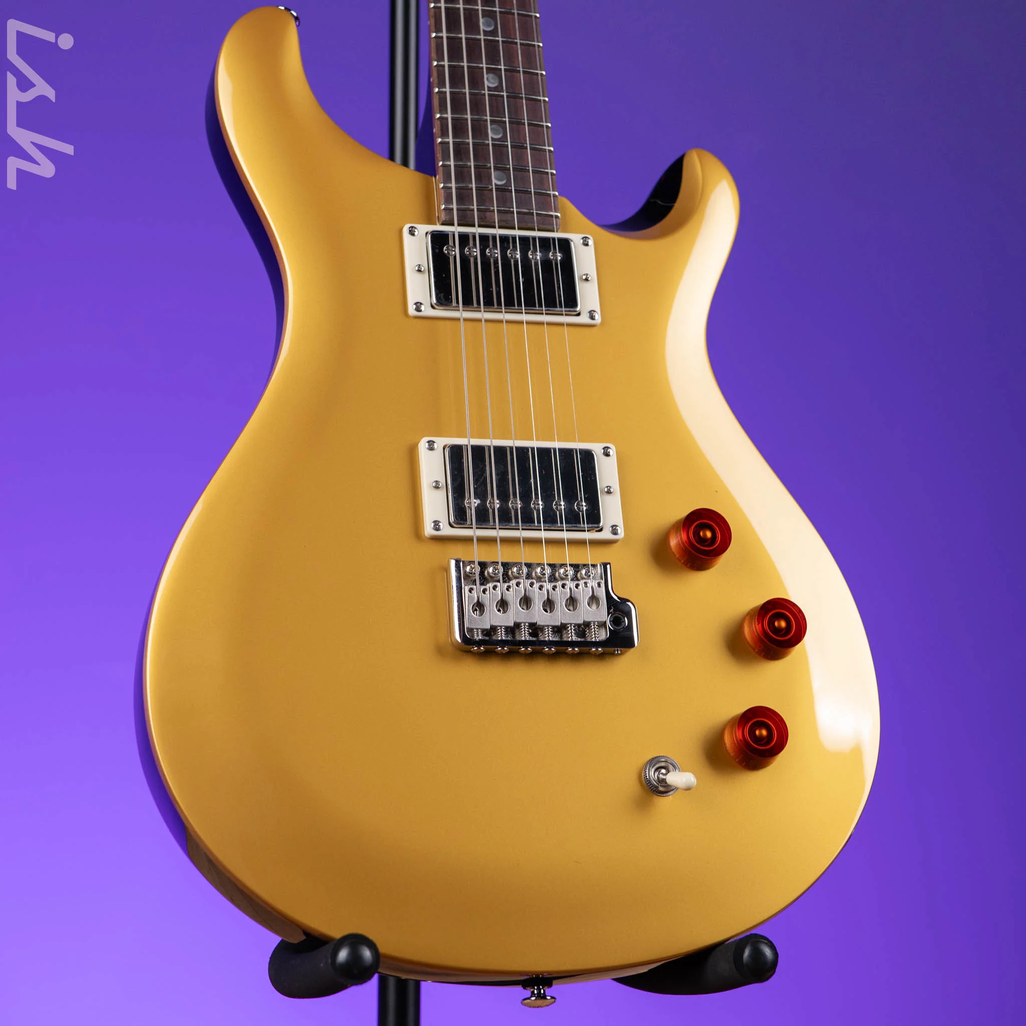 PRS SE DGT David Grissom Electric Guitar Gold Top Demo