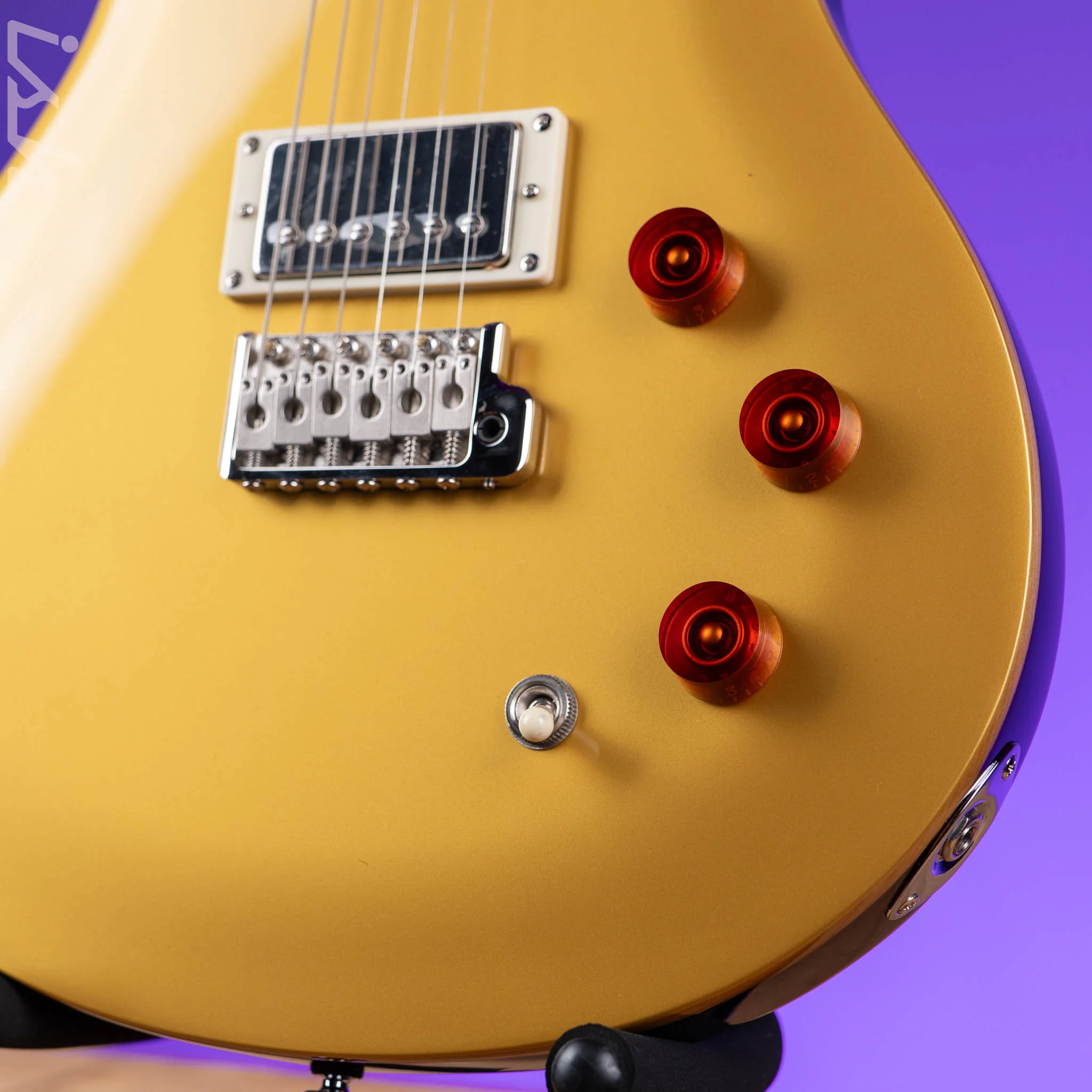PRS SE DGT David Grissom Electric Guitar Gold Top Demo - Image 4